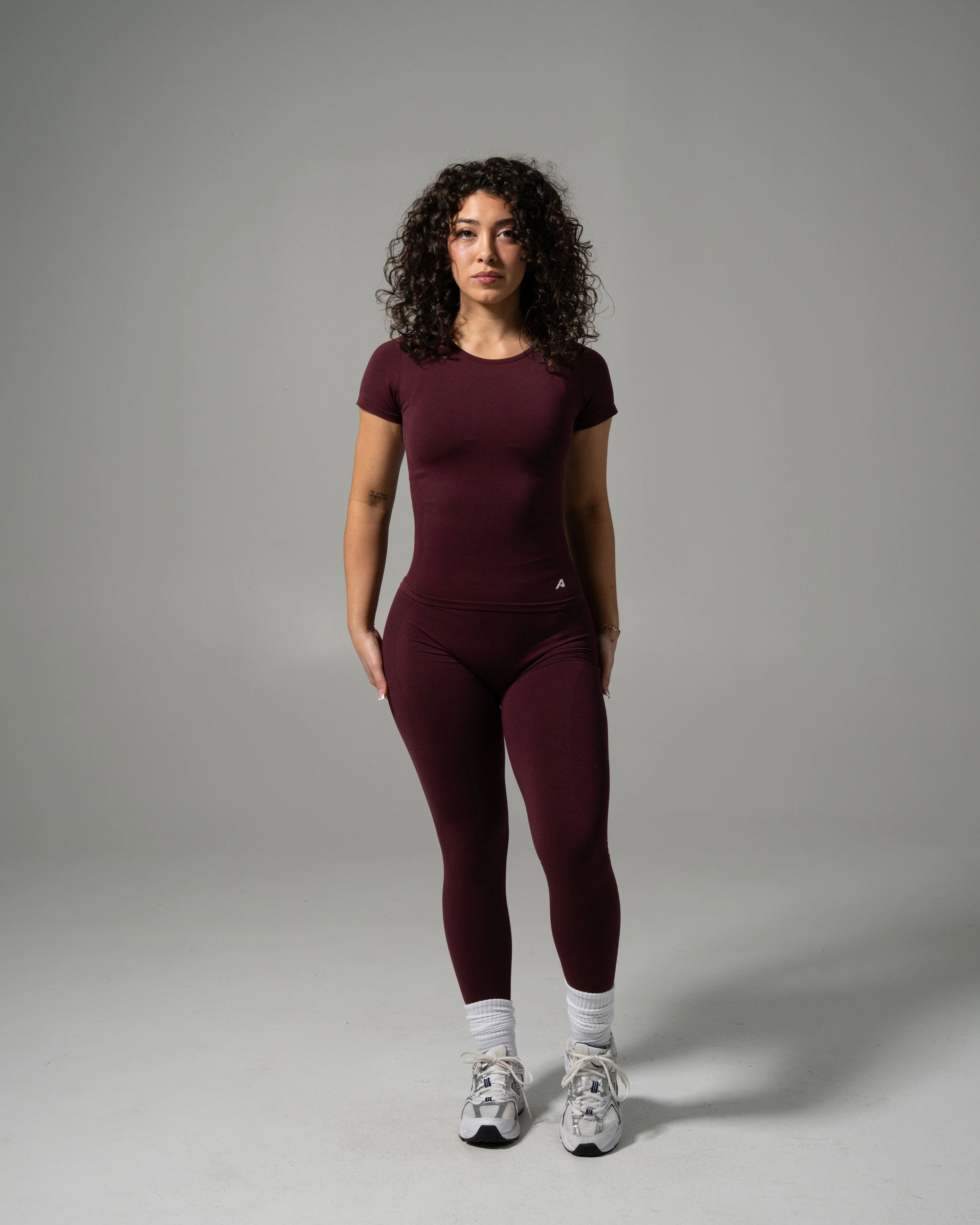 Glass Tee - Merlot - Image 4