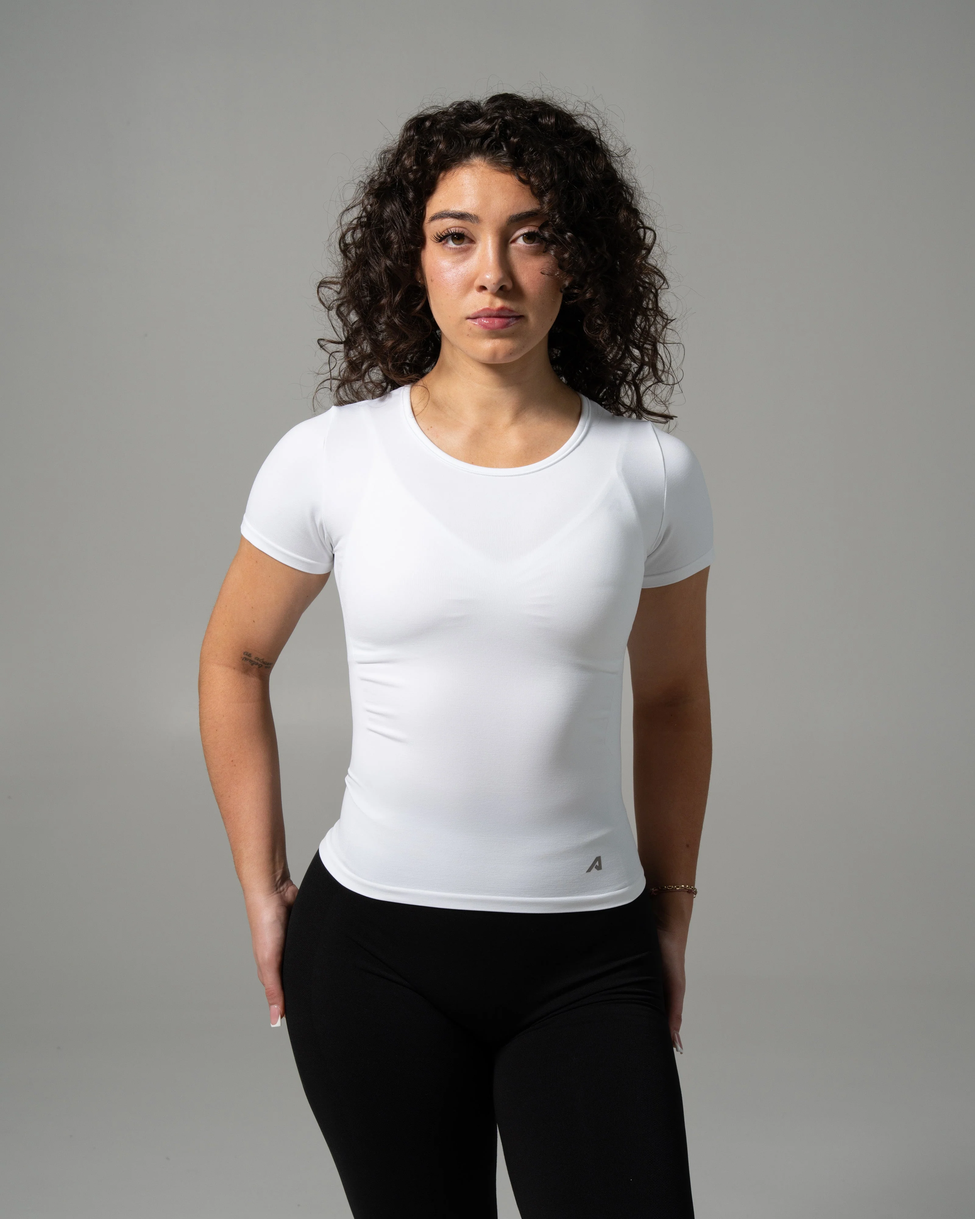 Glass Tee - White