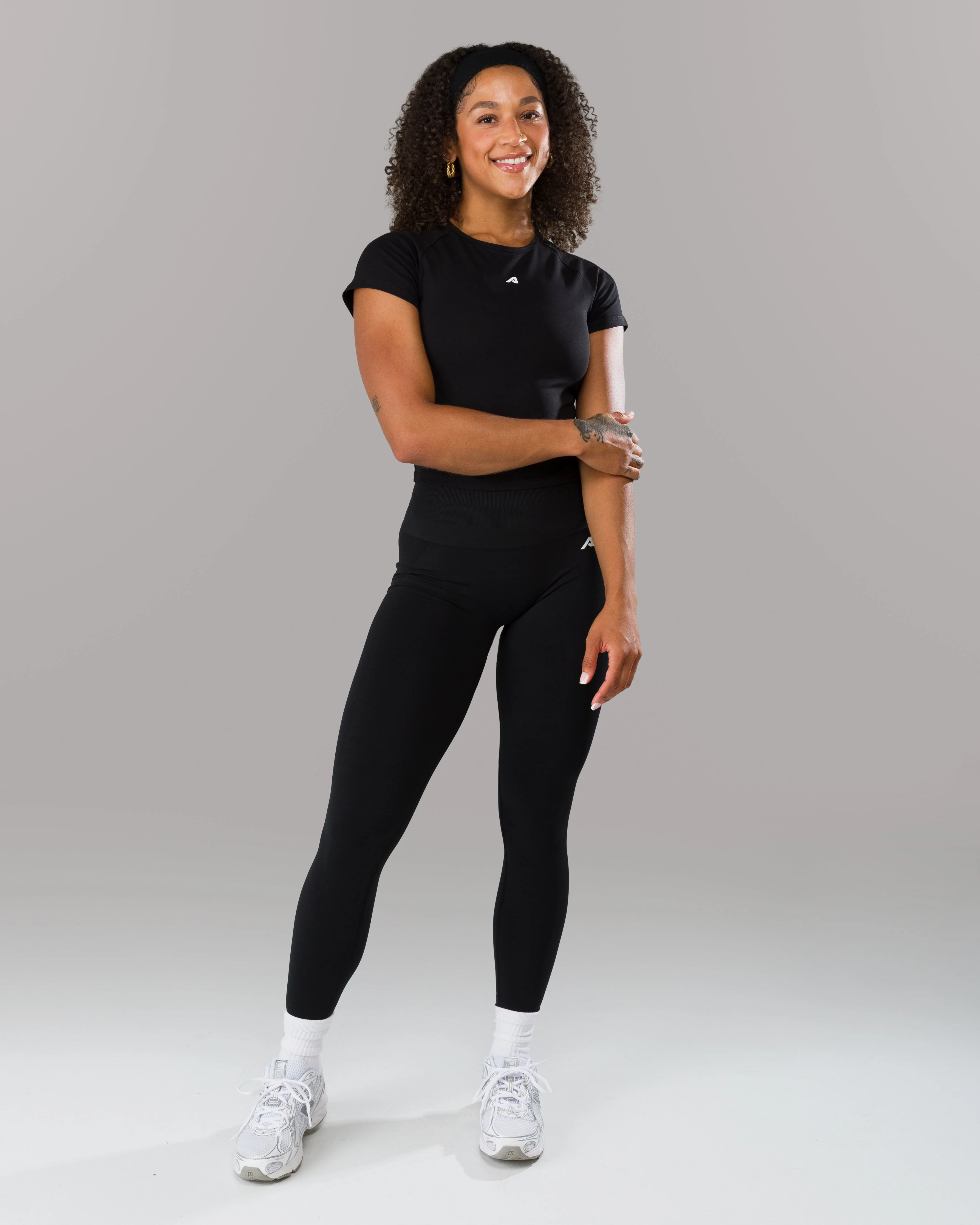 Icon Baby Tee - Black - Image 4