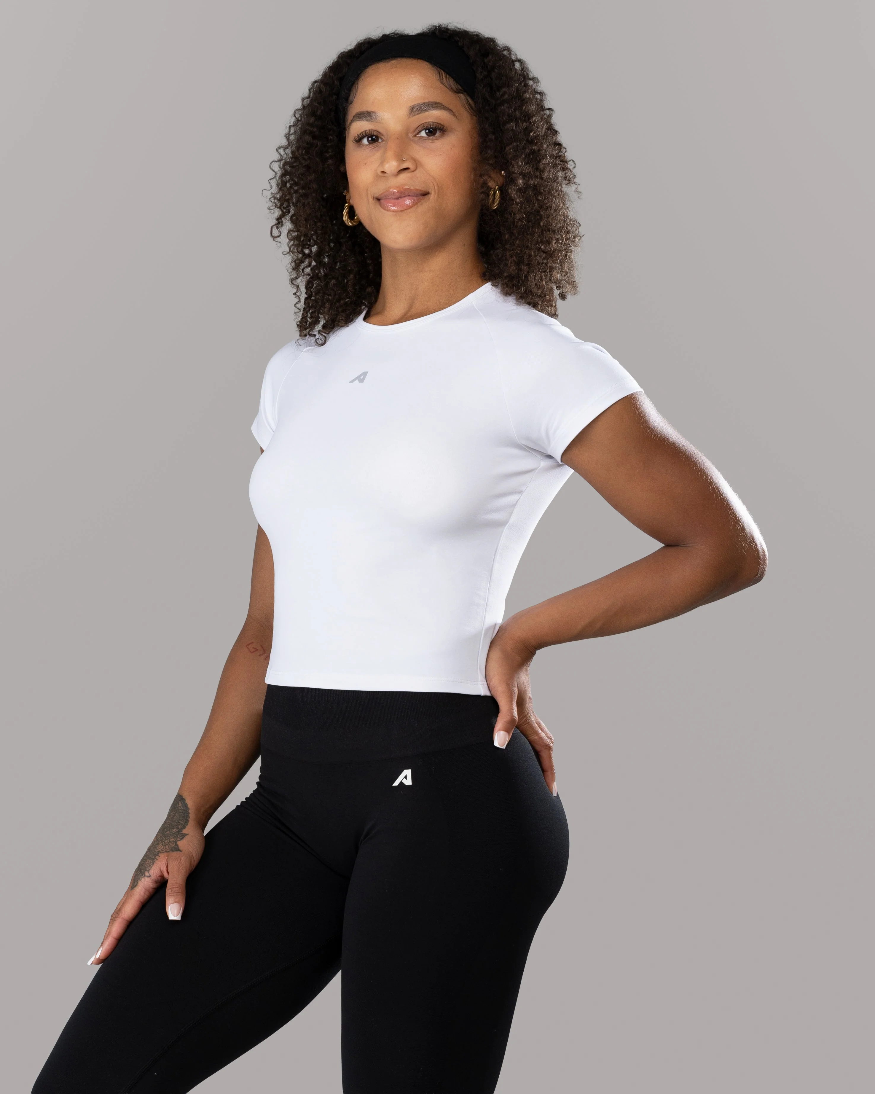 Icon Baby Tee - White - Image 2
