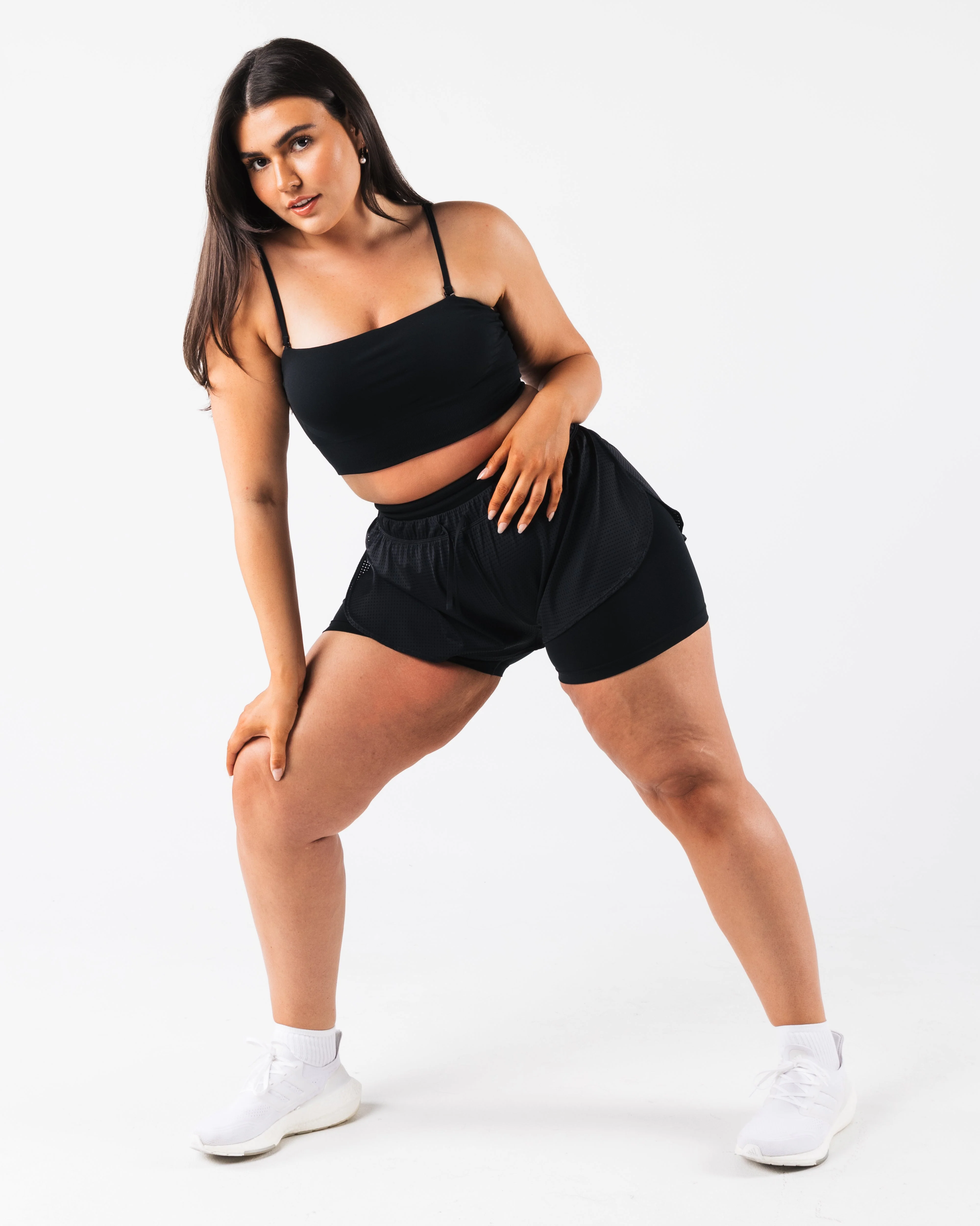 Margo Mesh Short - Black - Image 2