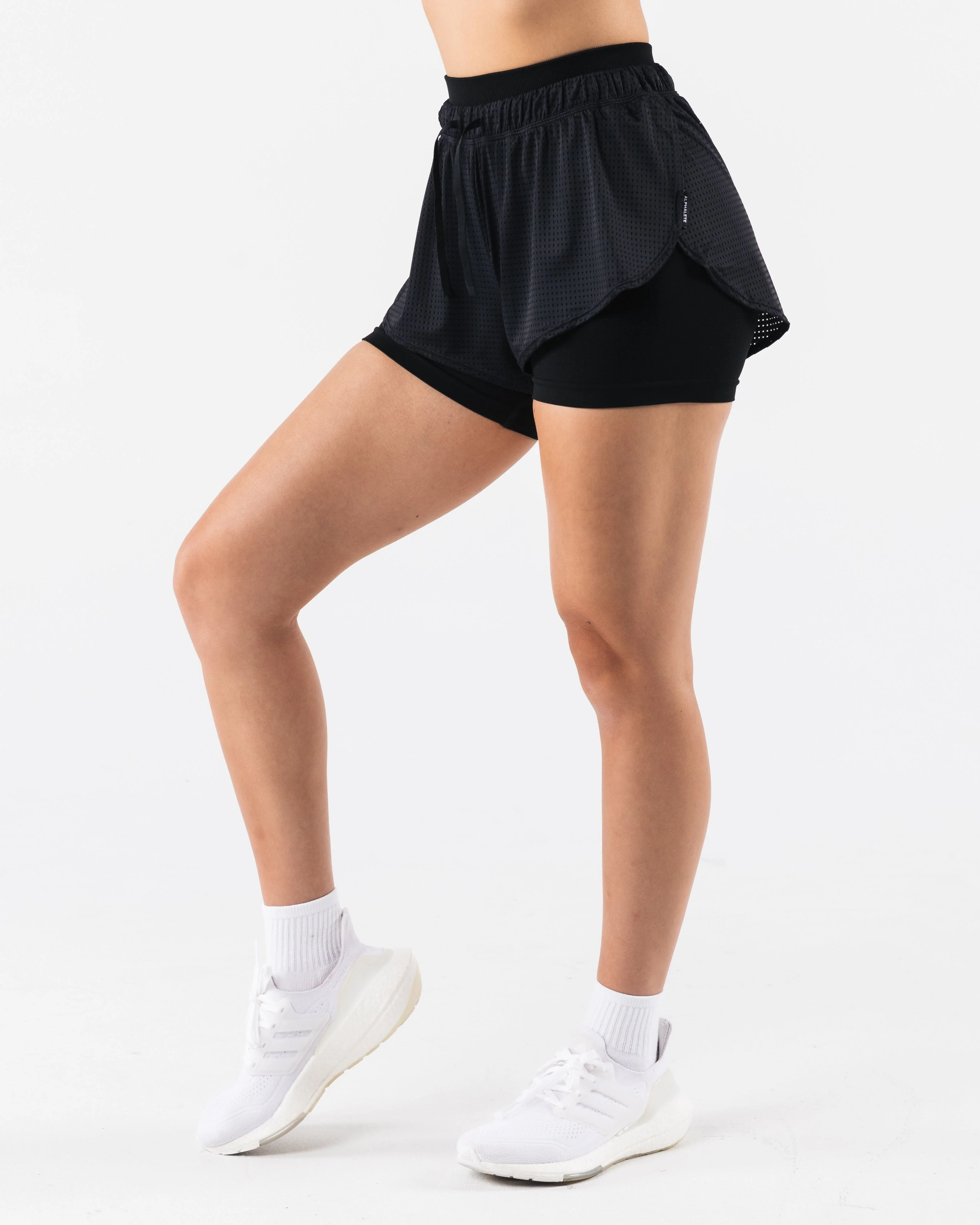 Margo Mesh Short - Black - Image 5