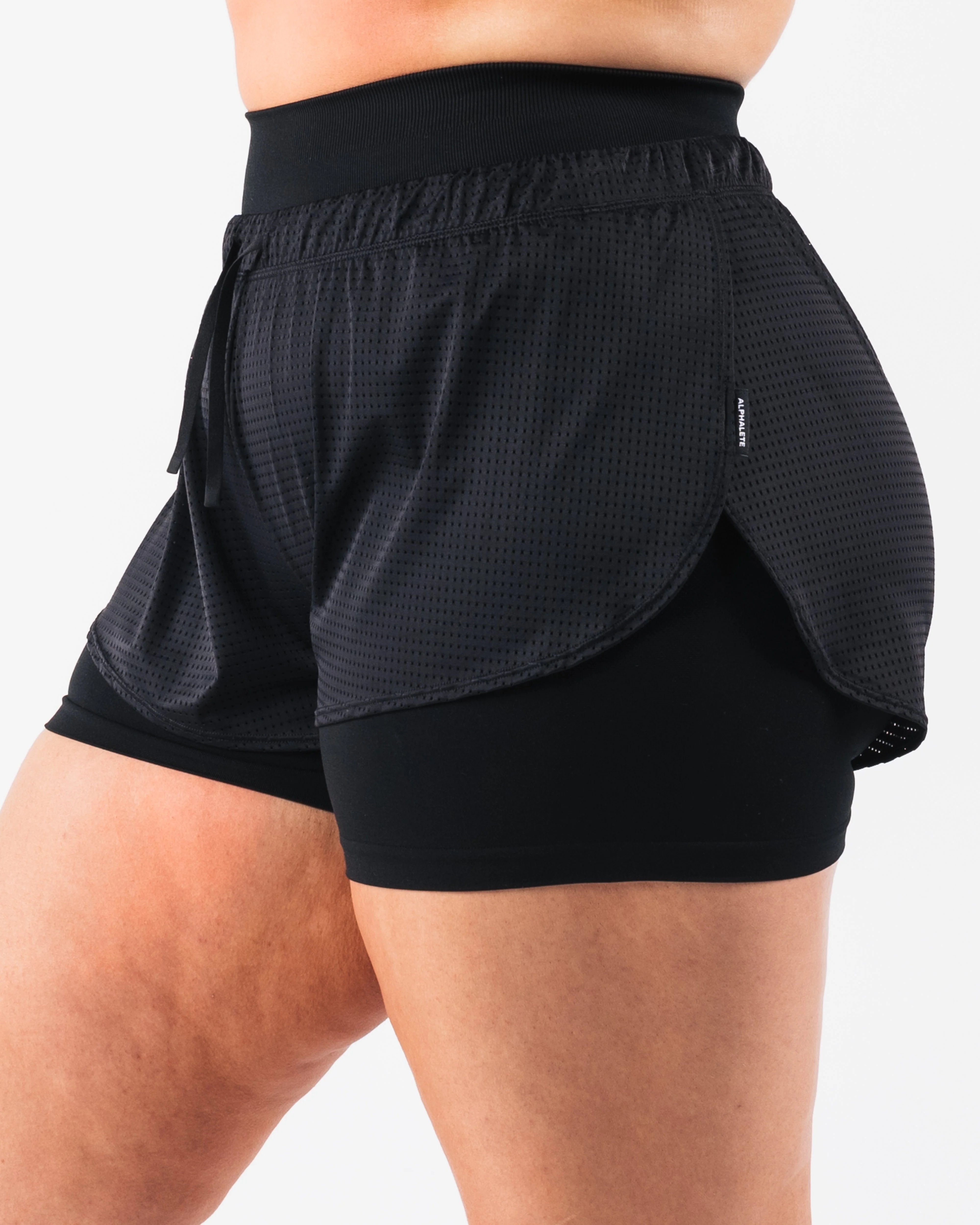 Margo Mesh Short - Black - Image 6