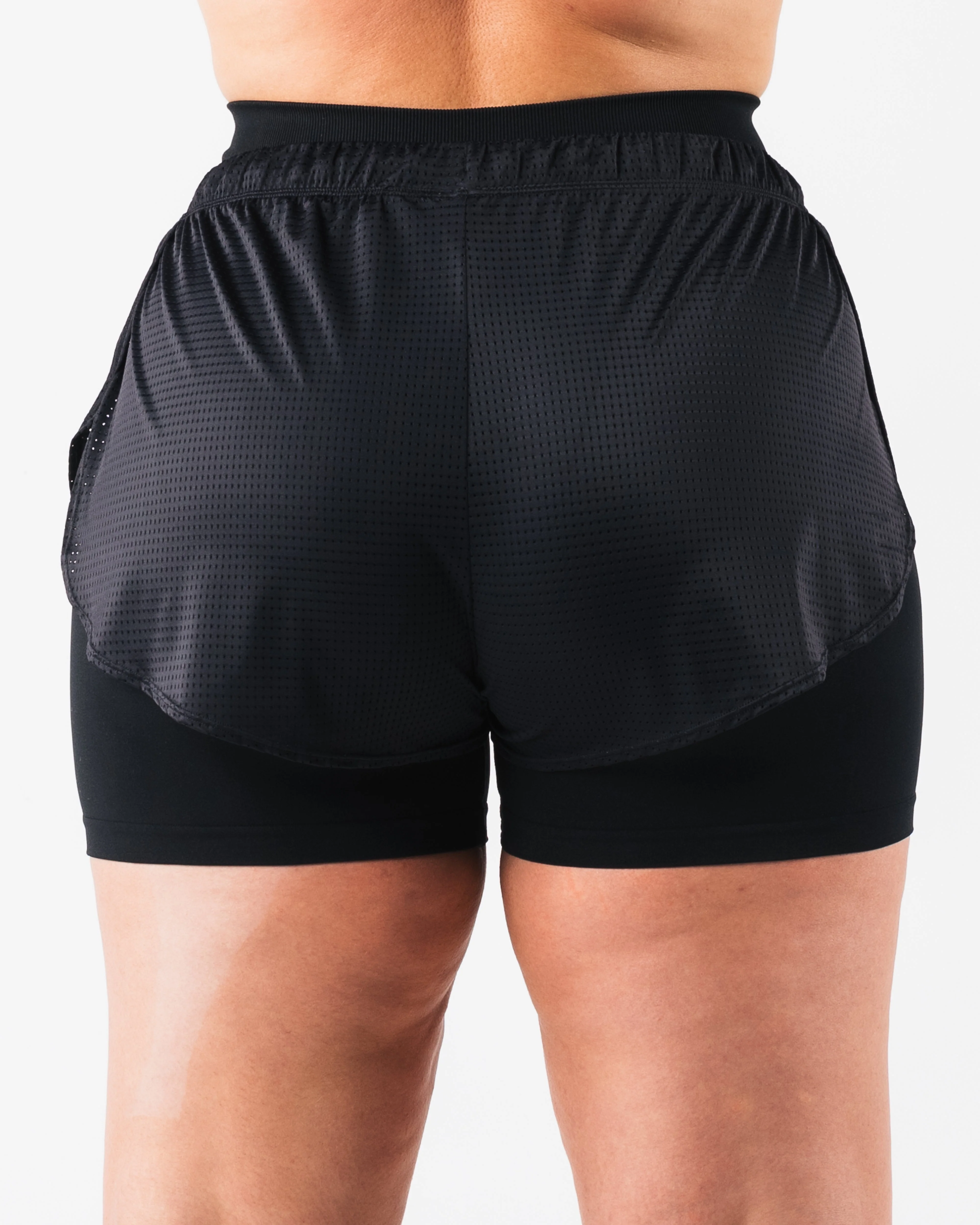 Margo Mesh Short - Black - Image 8