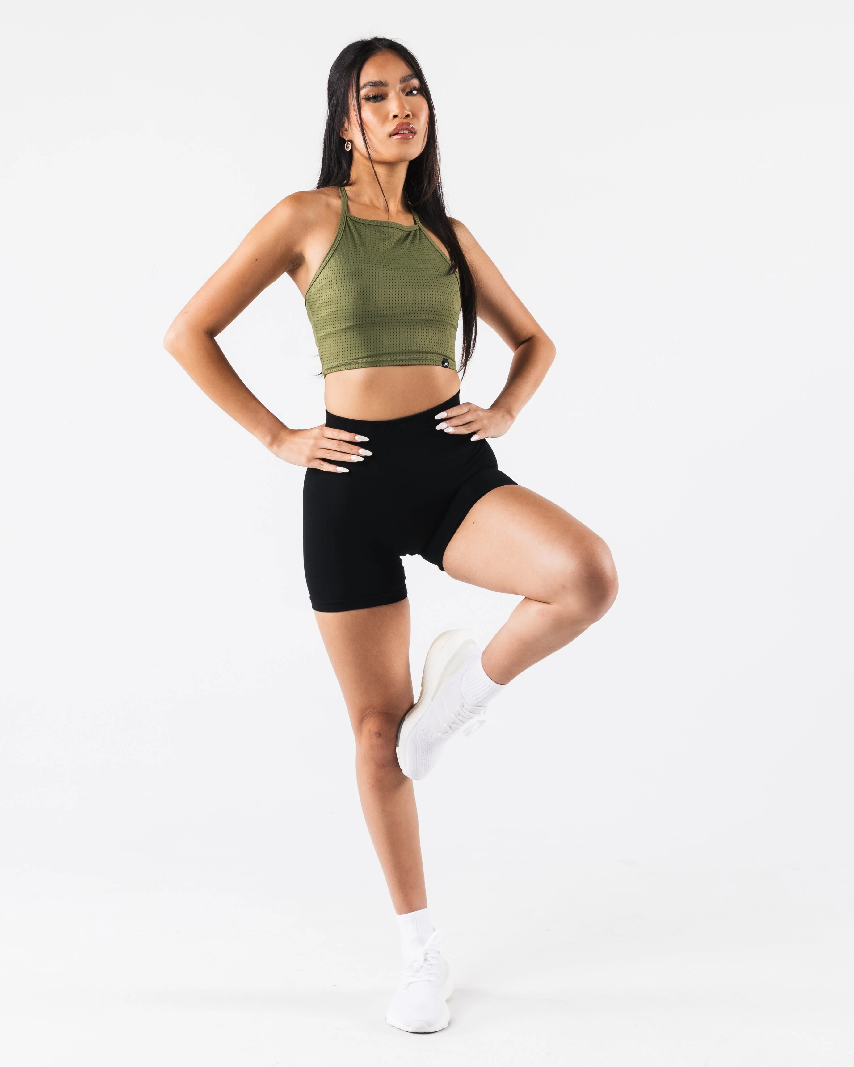Margo Mesh Tank - Agave - Image 2