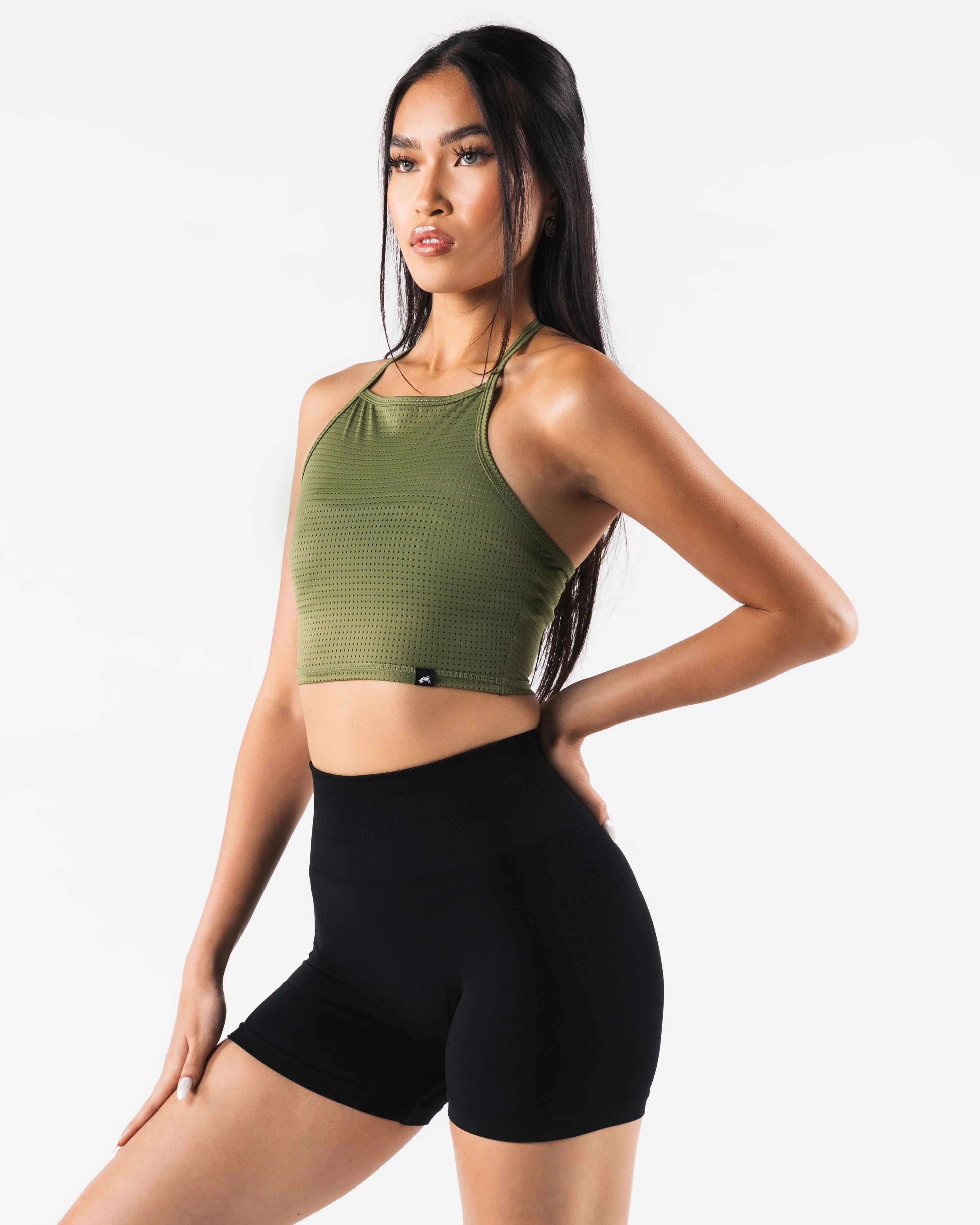 Margo Mesh Tank - Agave - Image 3