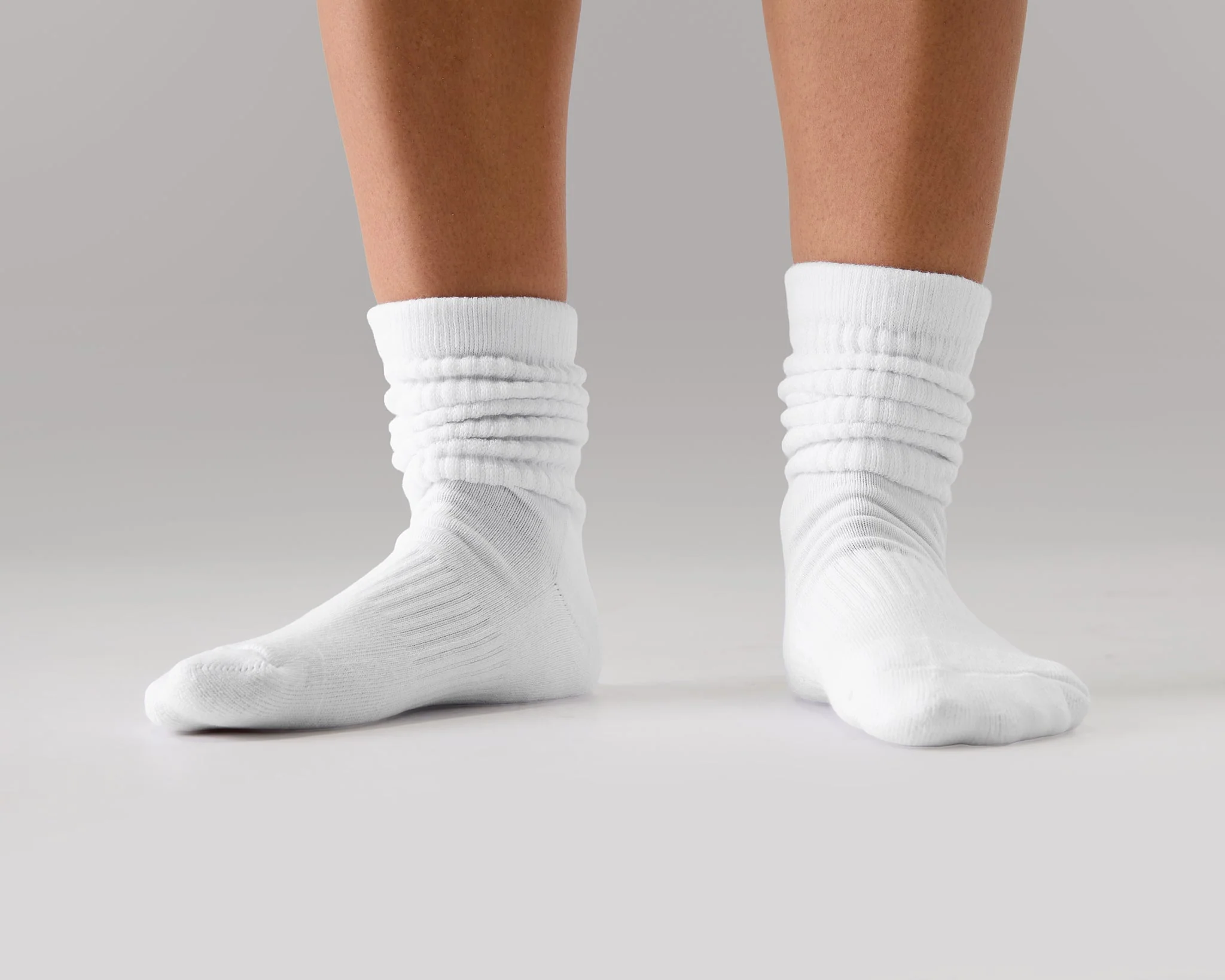 Scrunch Sock 3pk - White - Image 2