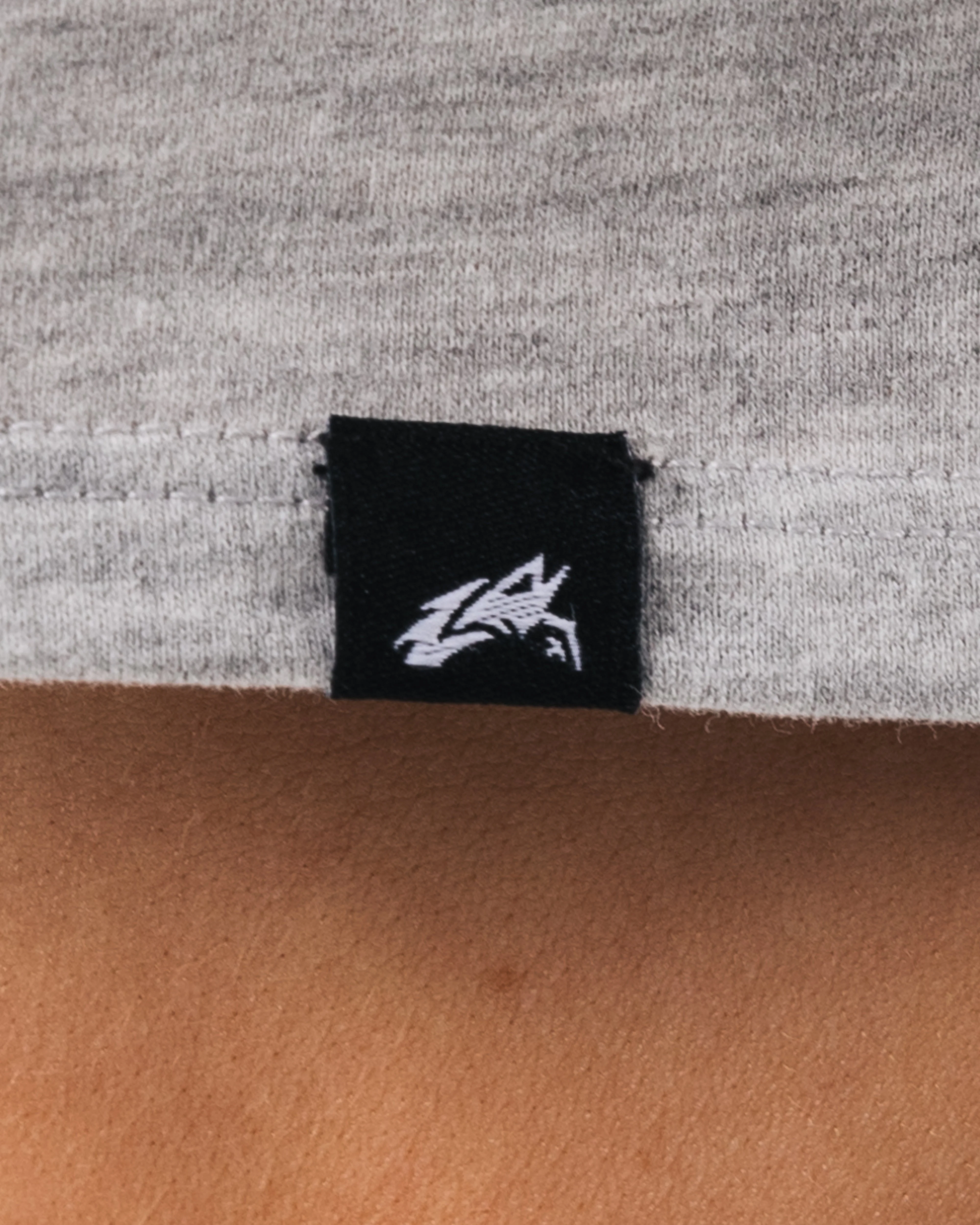 OT Oversized Crop Tee - Light Heather Grey - Image 5