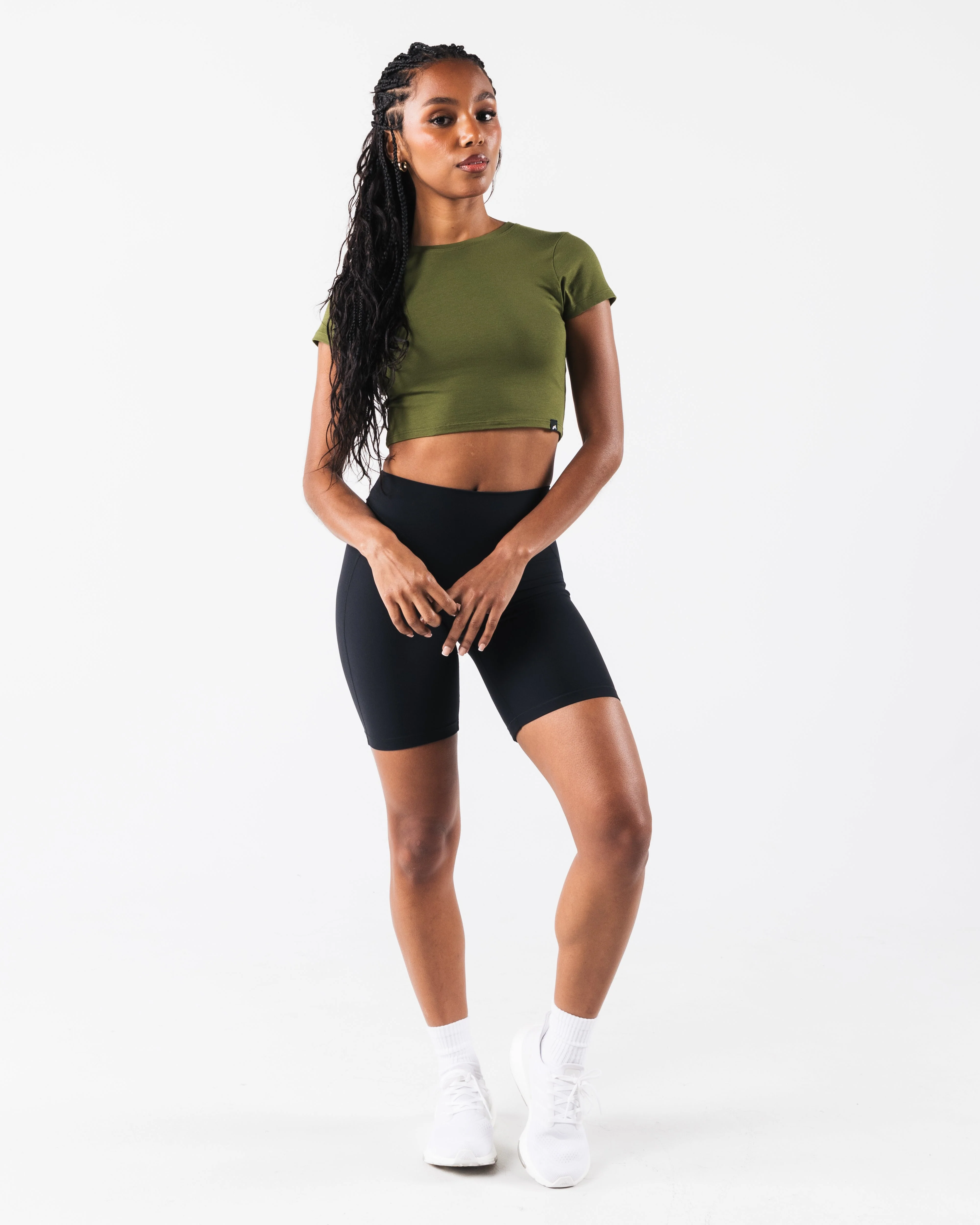 OT Crop Tee - Verbena - Image 2