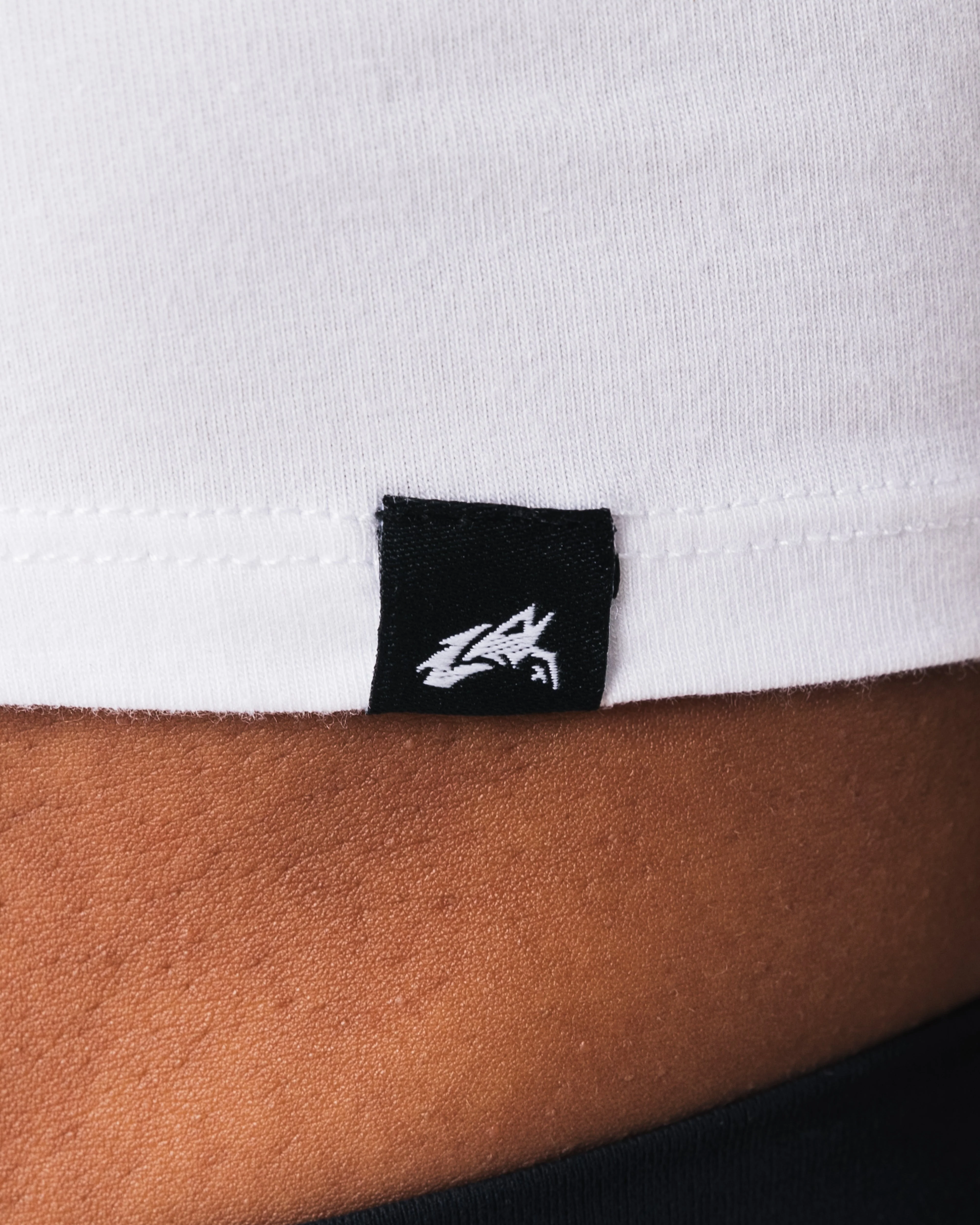 OT Crop Tee - White - Image 5
