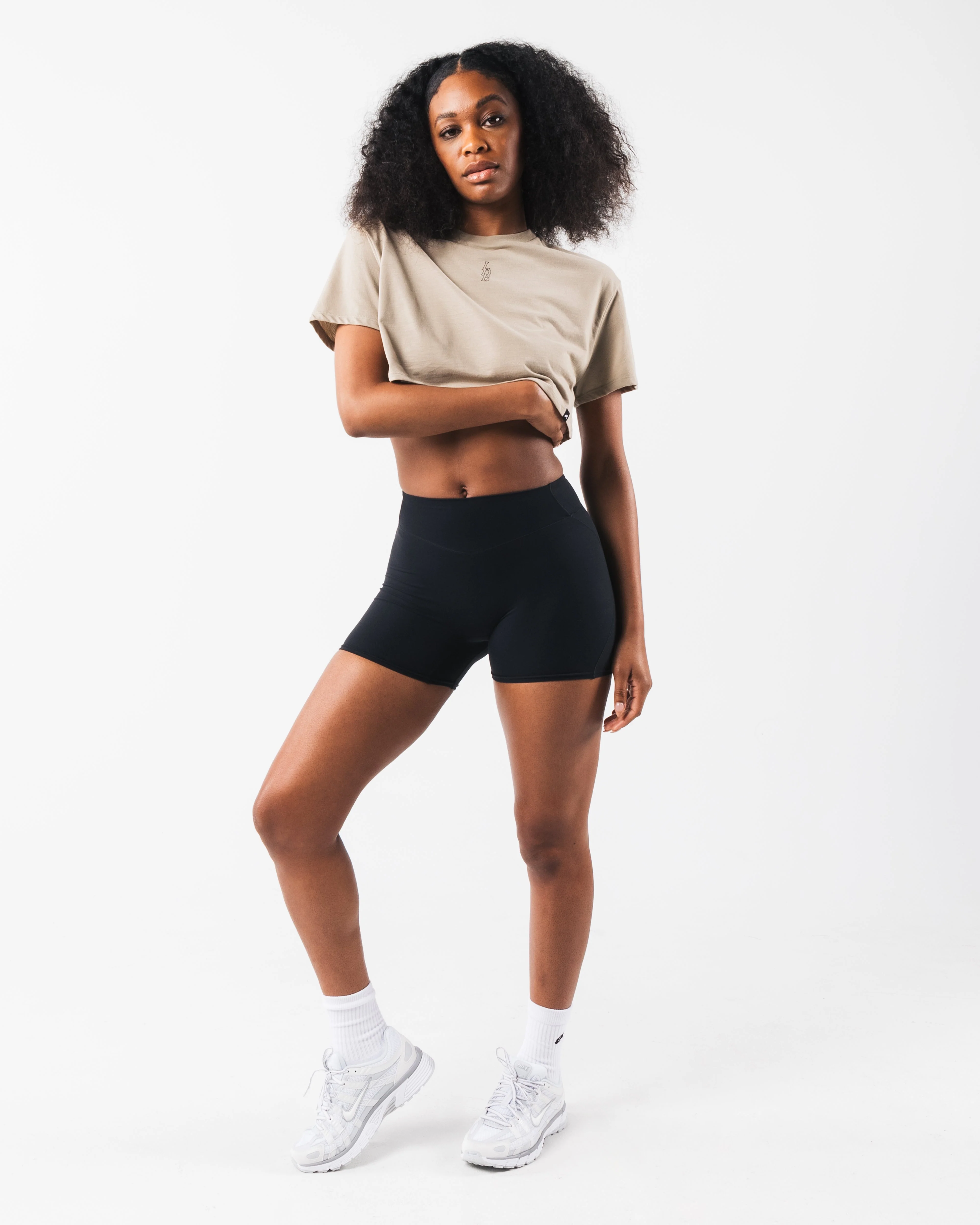 LDB Oversized Crop Tee - Dune - Image 2