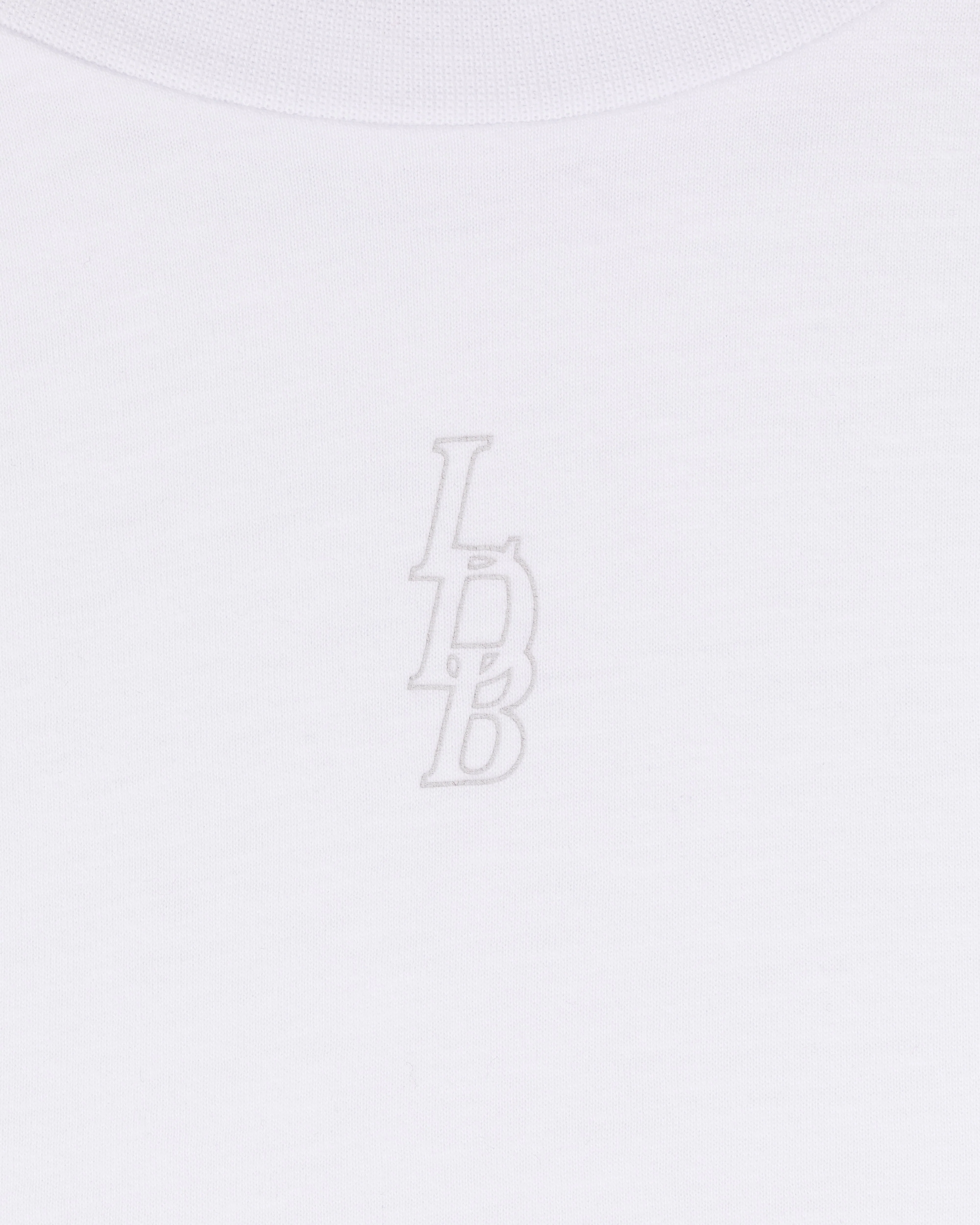LDB Oversized Crop Tee - Optic White - Image 5