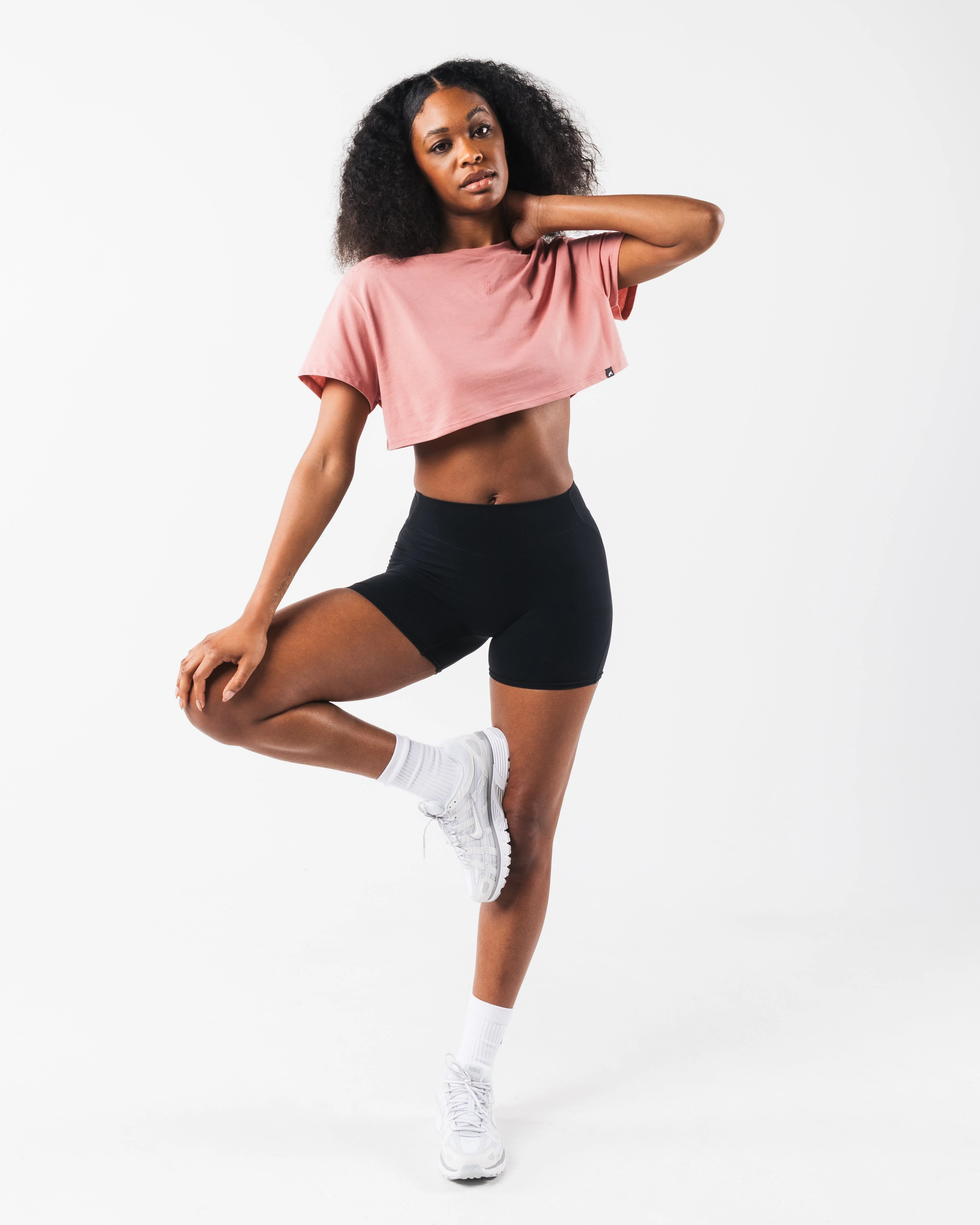 LDB Oversized Crop Tee - Primrose - Image 2