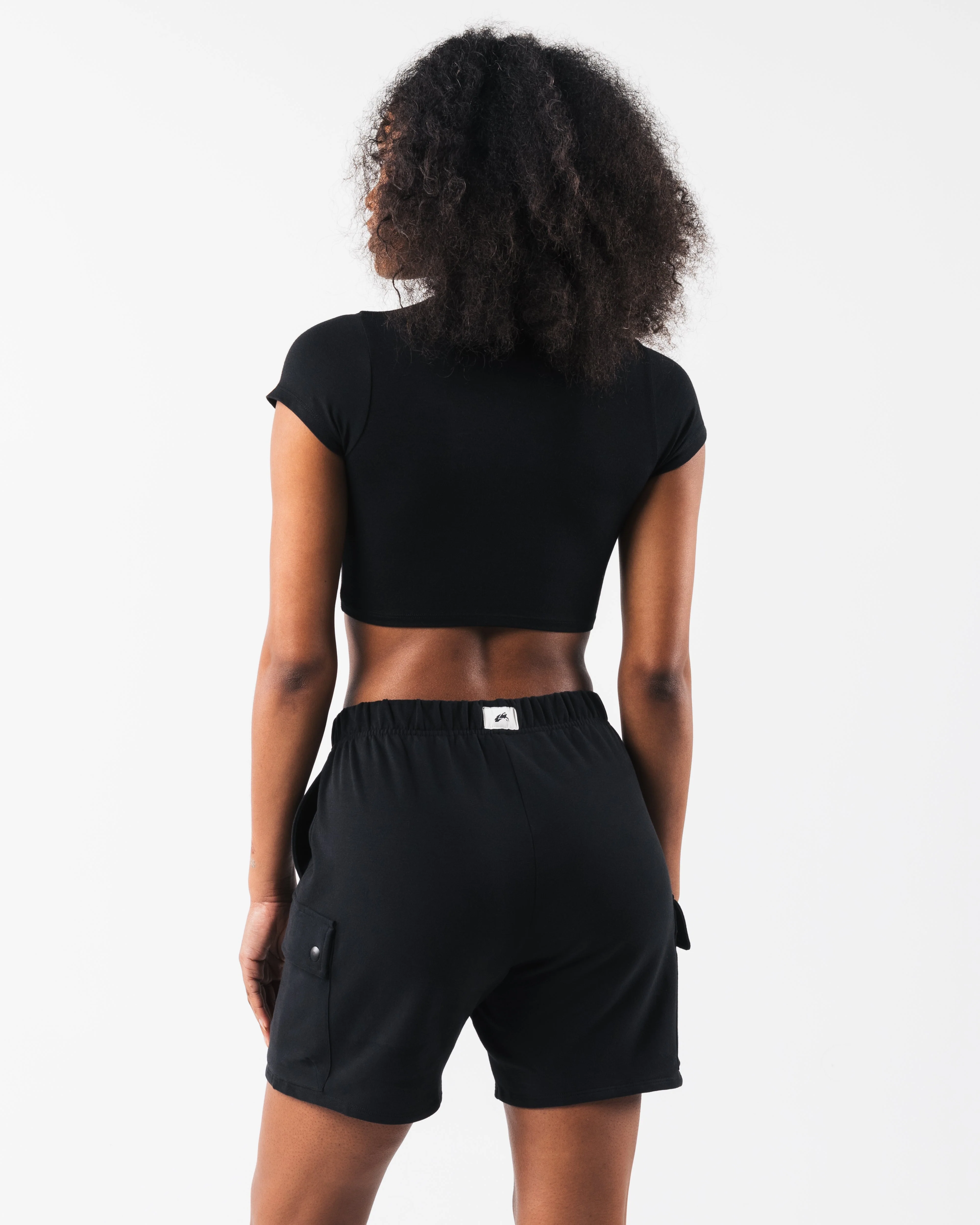 LDB Crop Tee - Black - Image 4