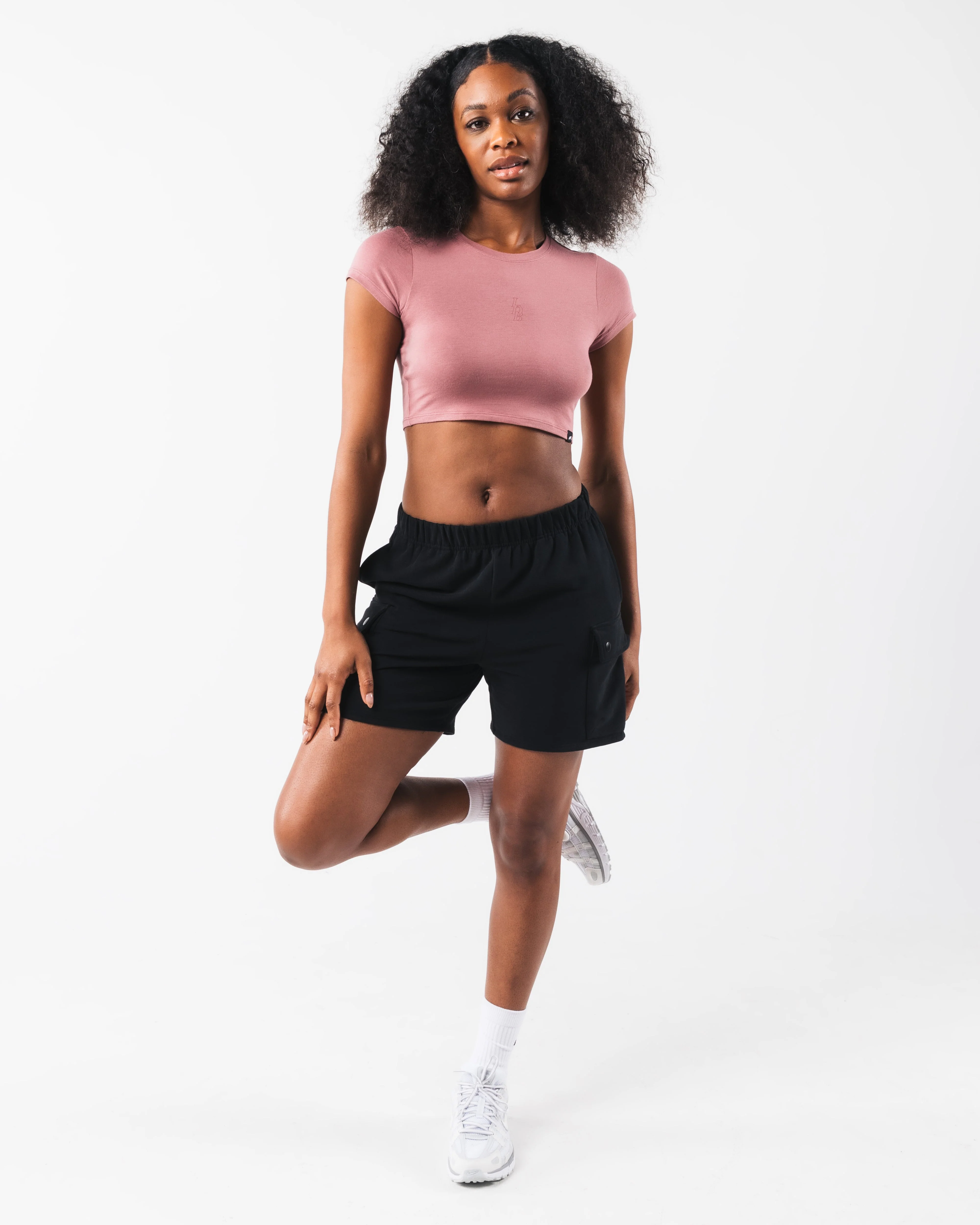 LDB Crop Tee - Desert Pink - Image 2