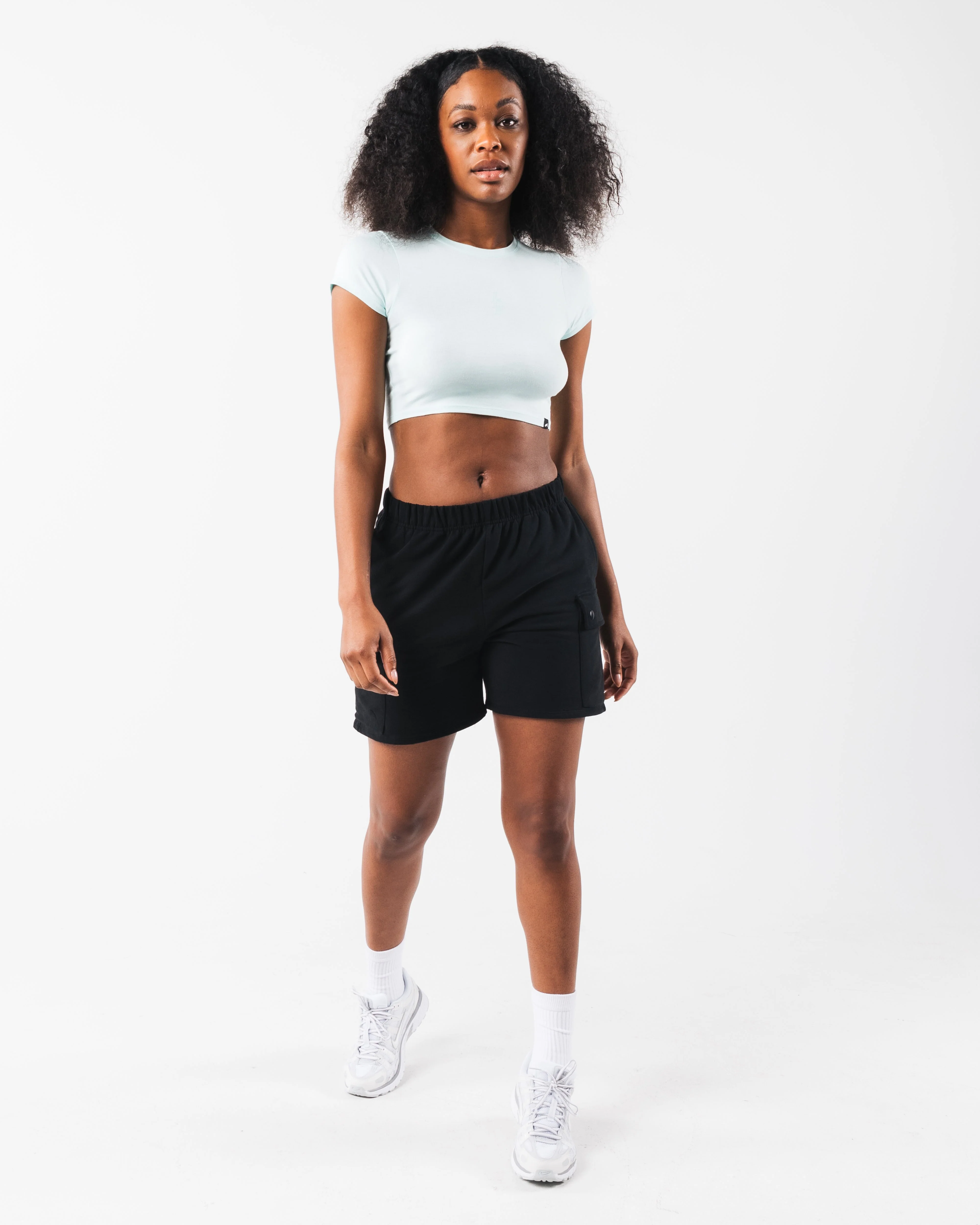 LDB Crop Tee - Sky - Image 2