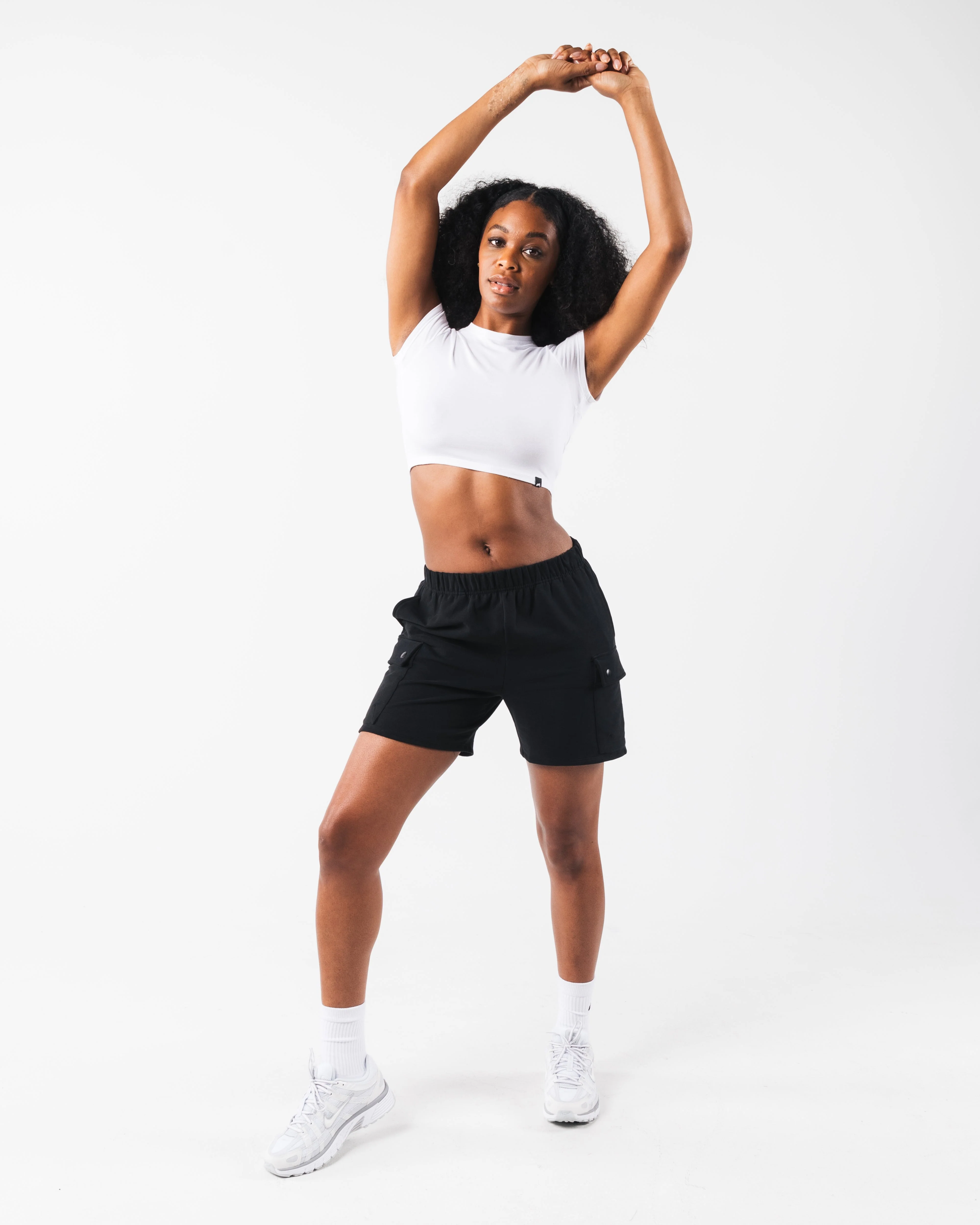 LDB Crop Tee - White - Image 2