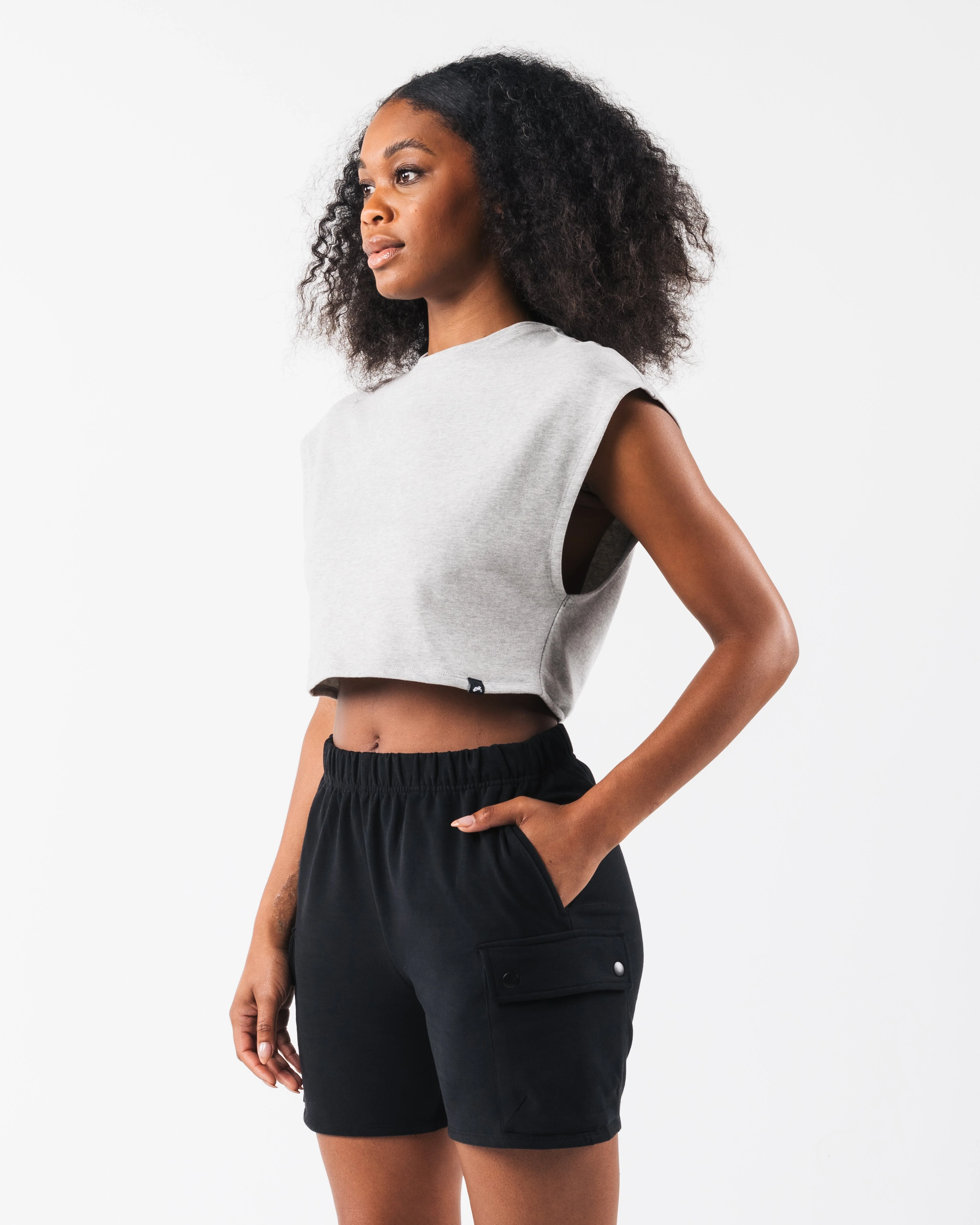 Boxer Tee - Heather Cloud - Image 3