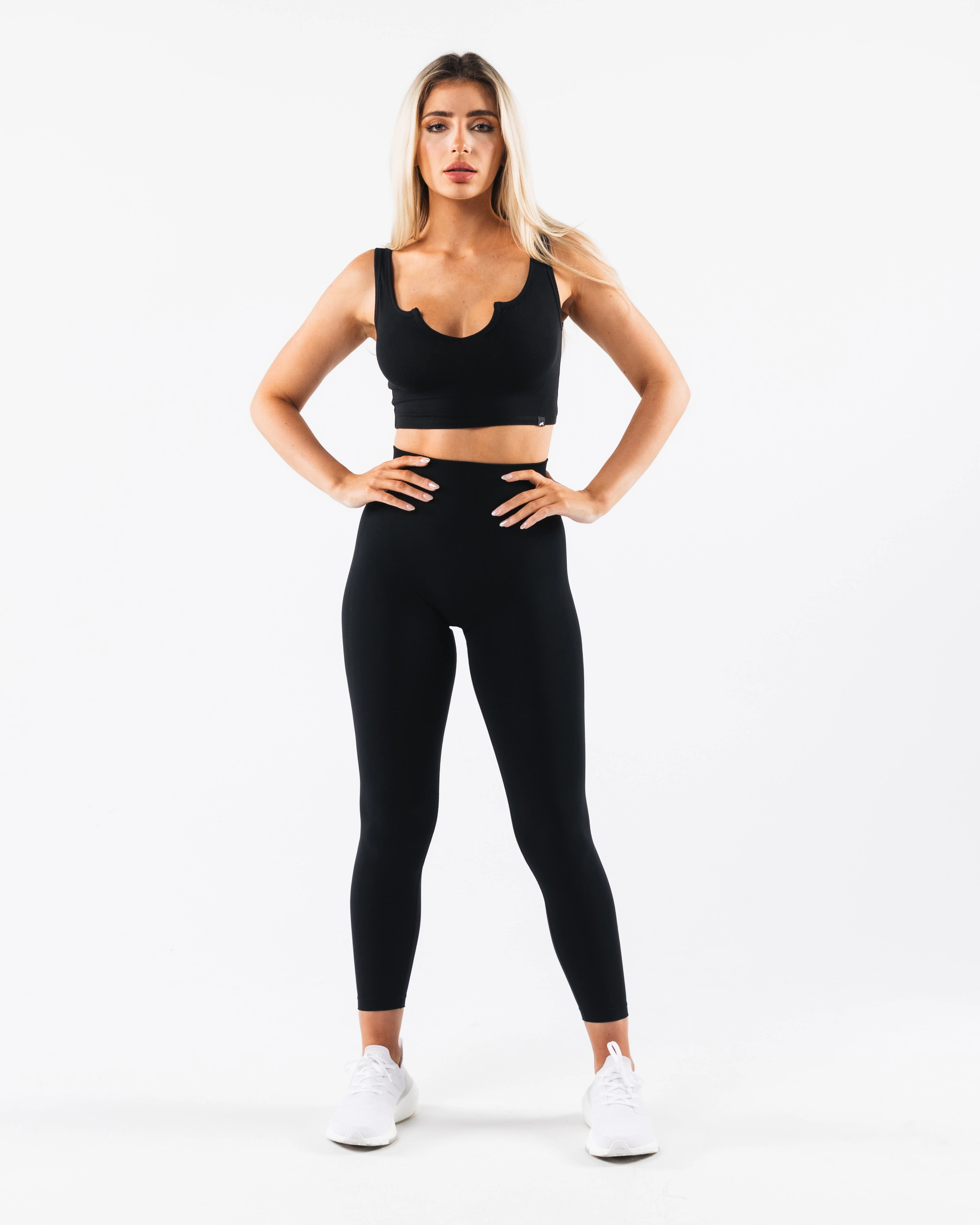 OT Slit Tank - Black - Image 3