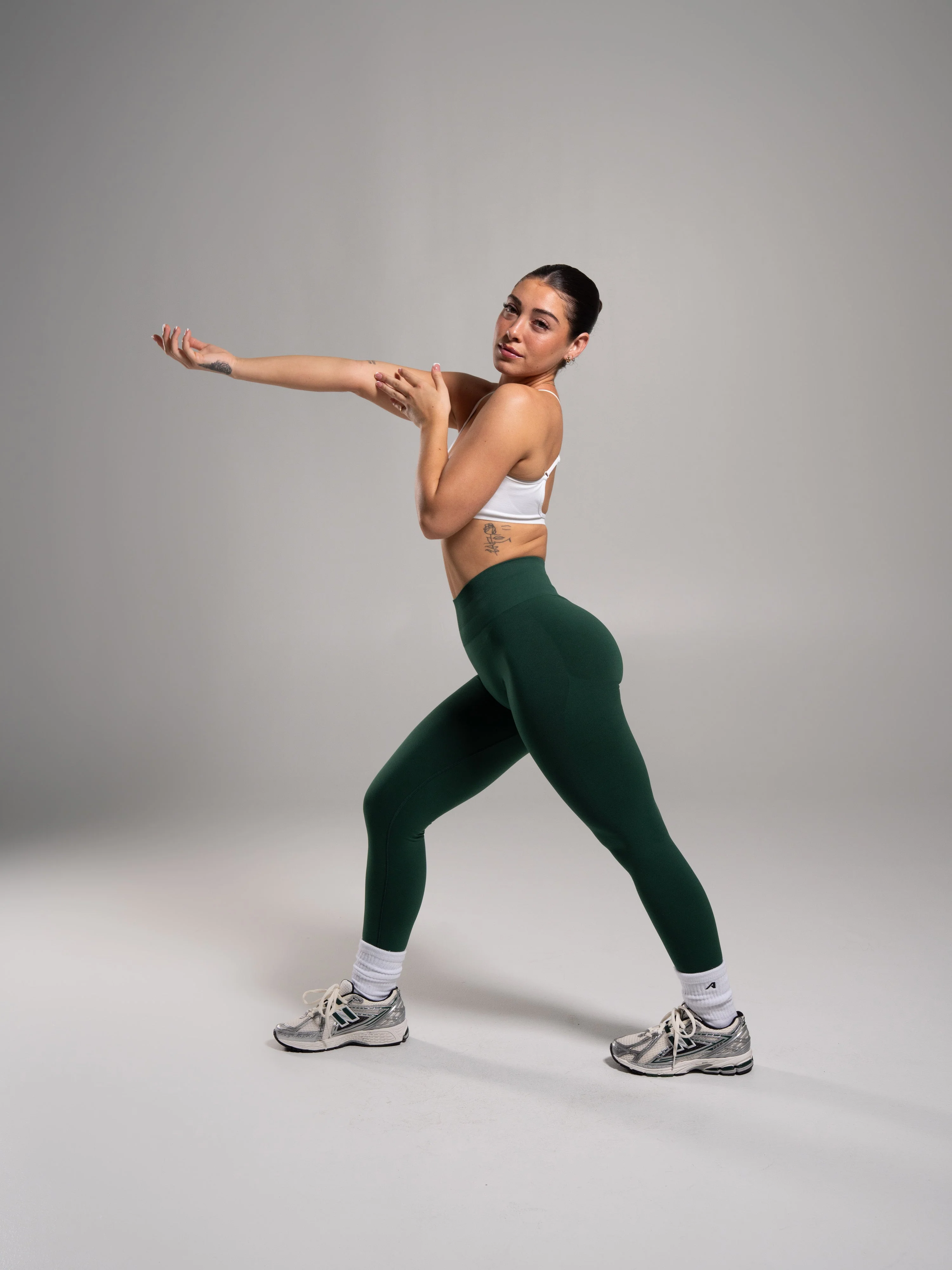 Pump High Rise Legging - Court Green - Image 4