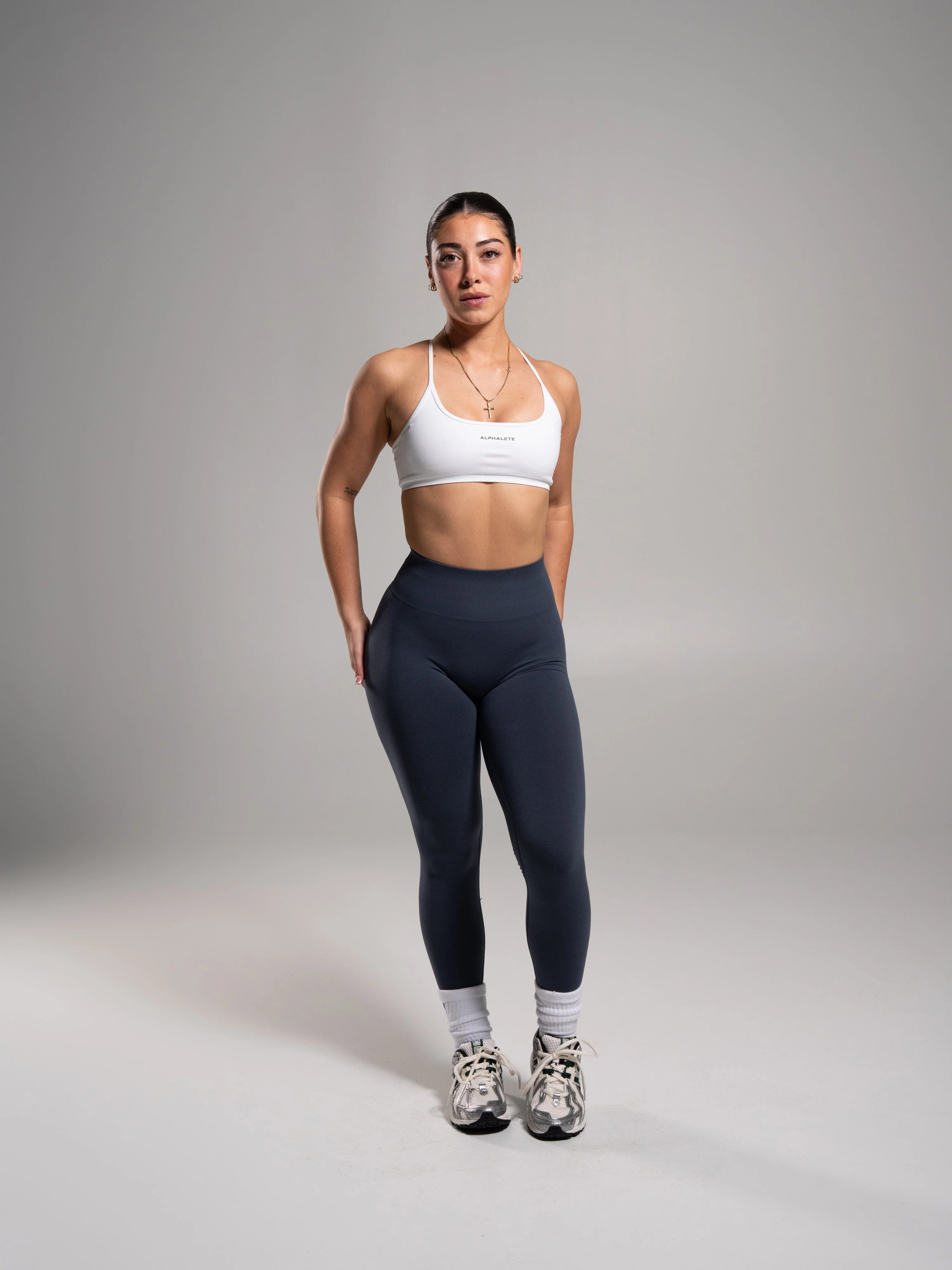 Pump High Rise Legging - Dusty Navy - Image 5
