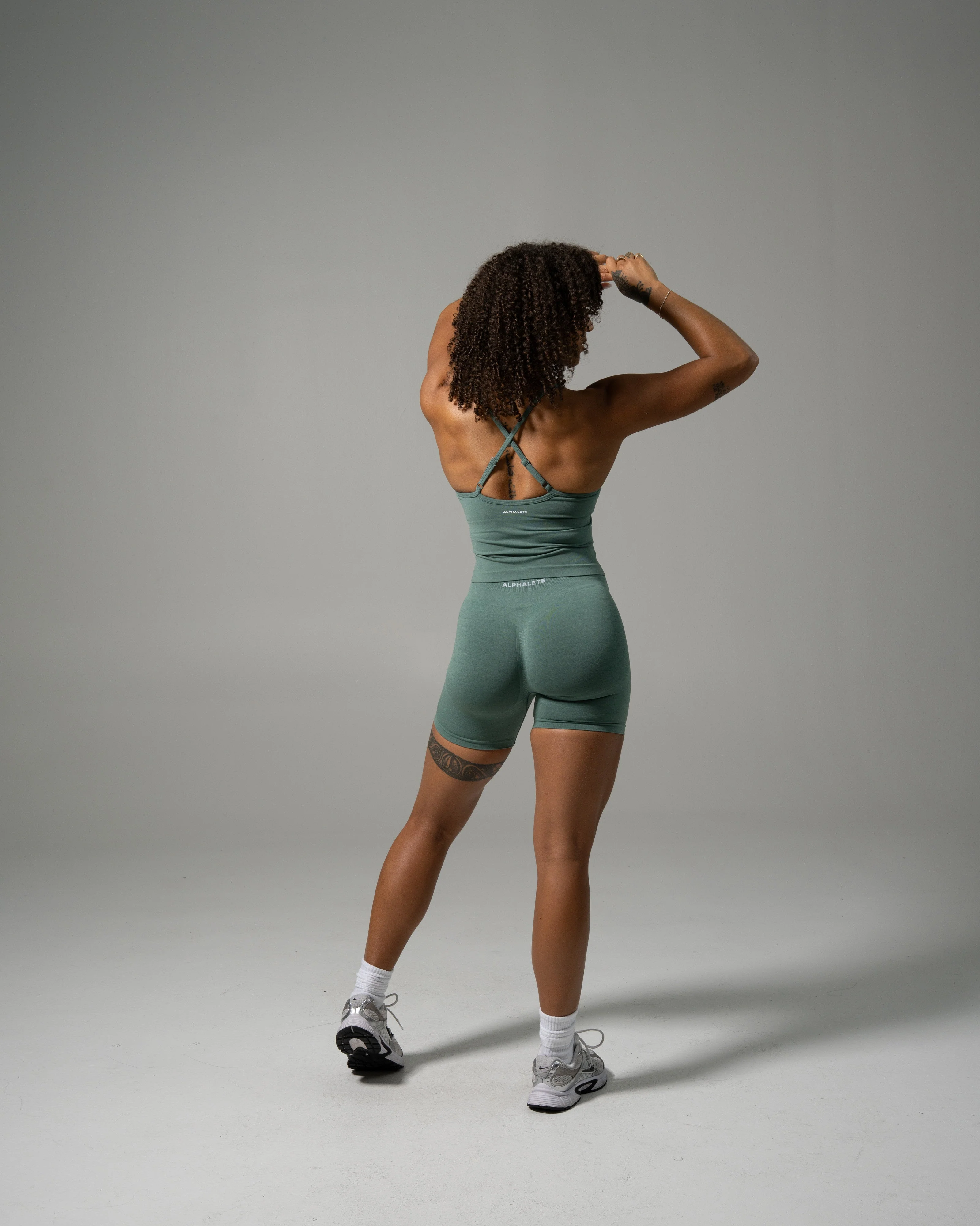 Pump High Rise Short - Juniper Green - Image 4