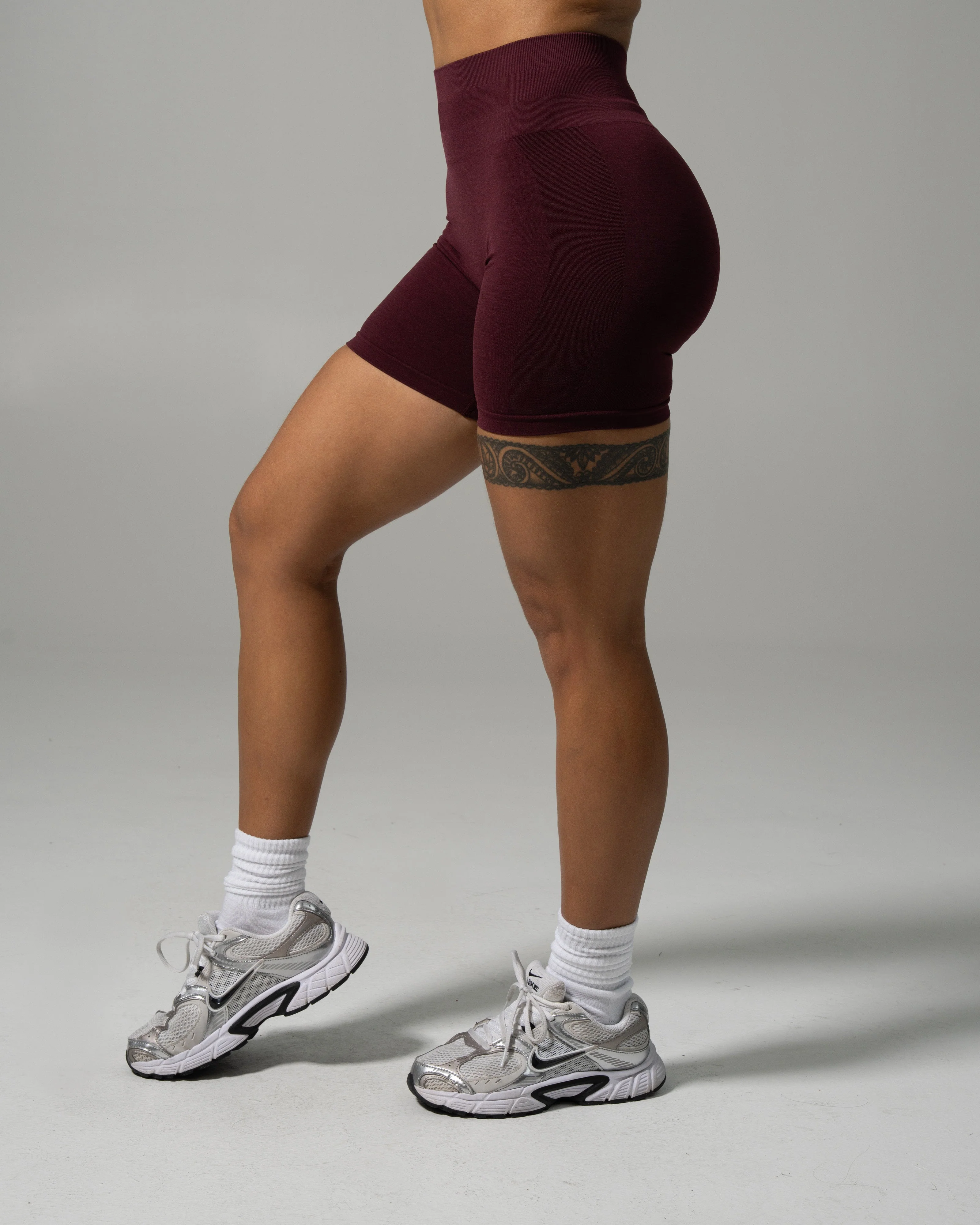 Pump High Rise Short - Merlot - Image 3