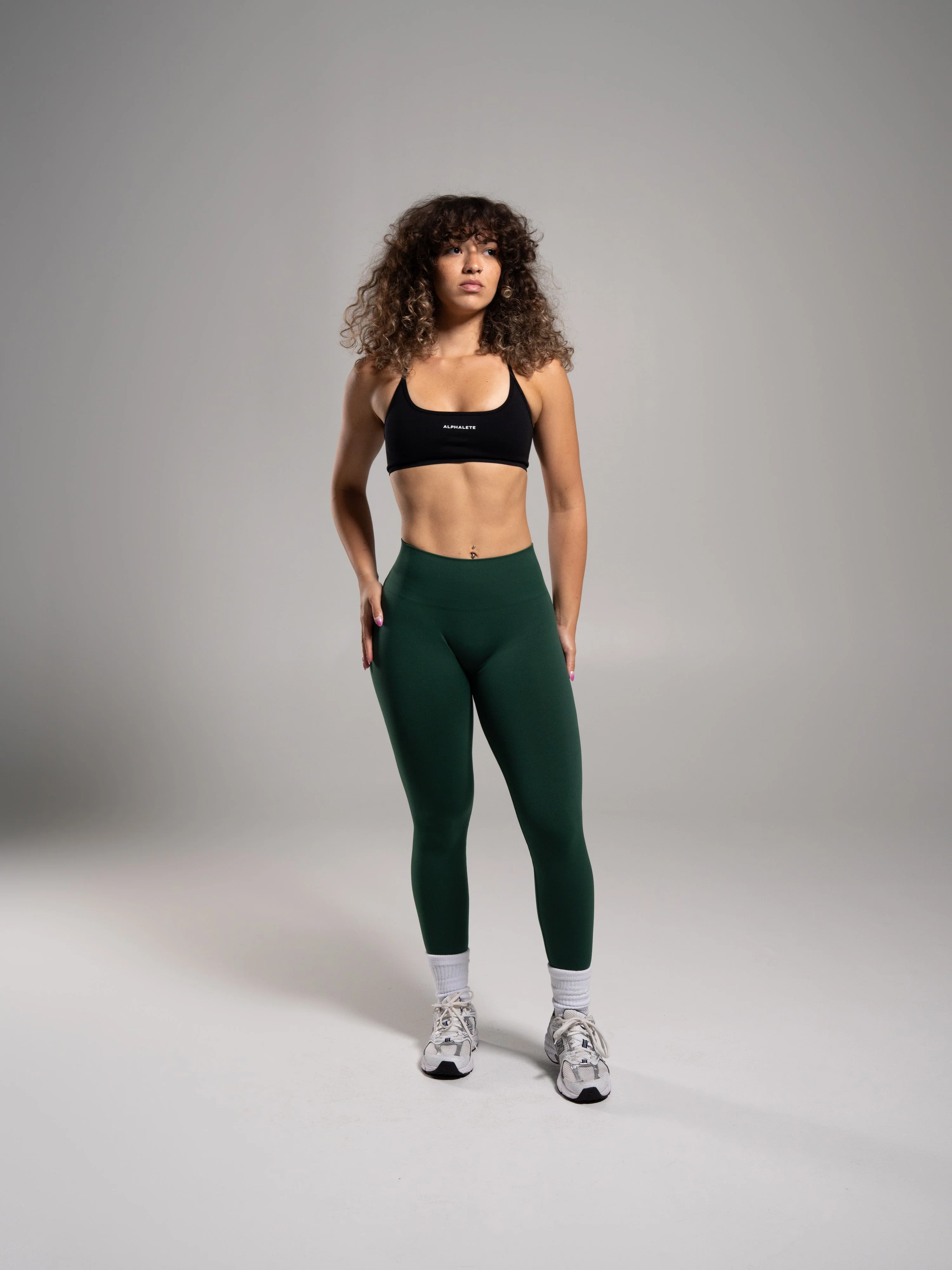 Pump Mid Rise Legging - Court Green - Image 4