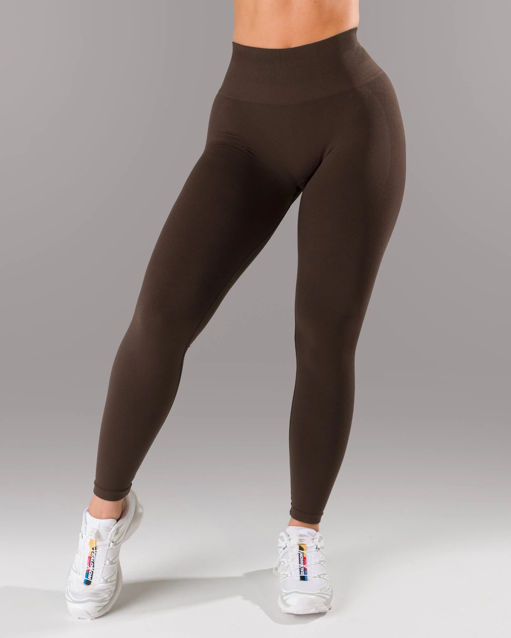 Pump Mid Rise Legging - Espresso - Image 2