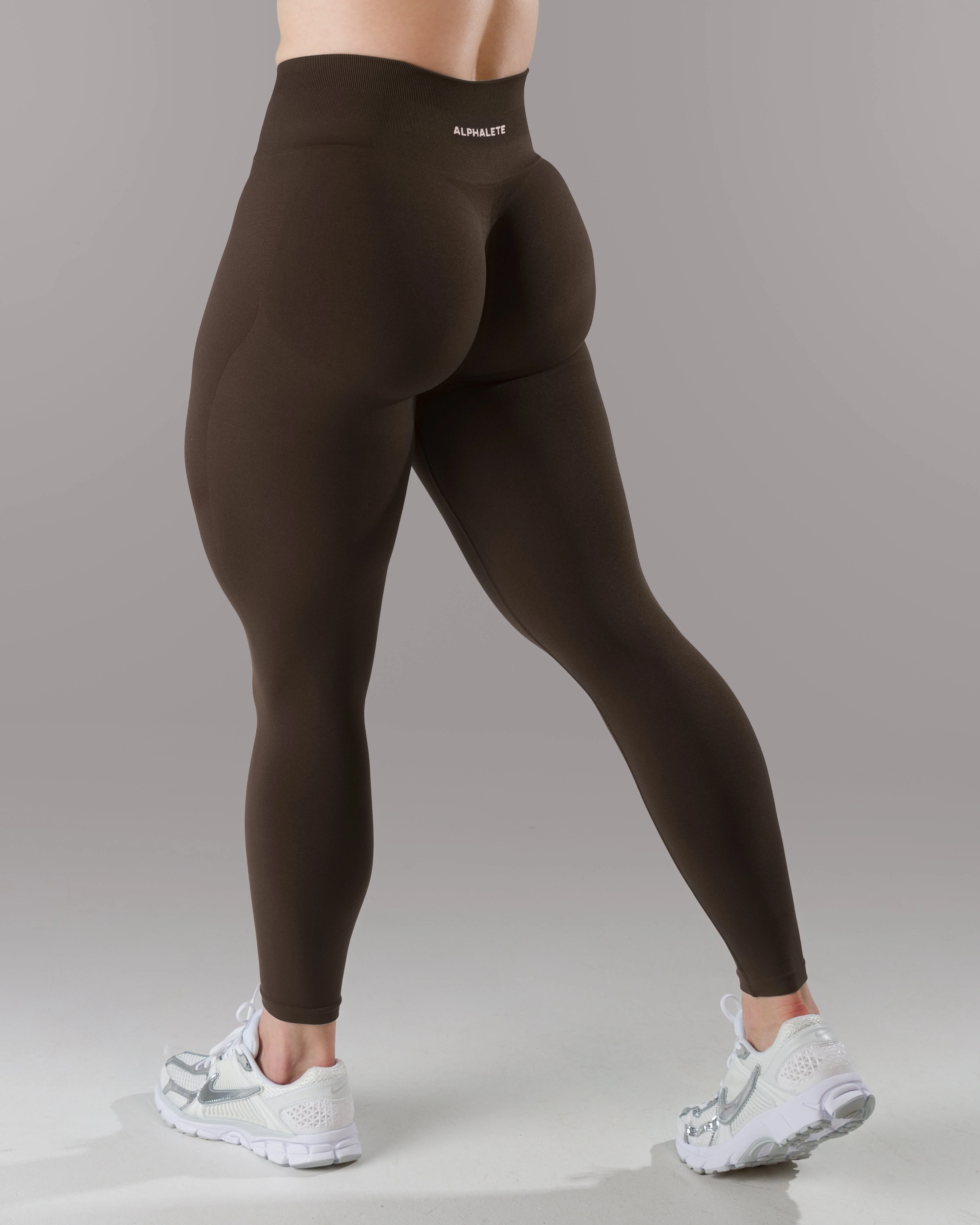 Pump Mid Rise Legging - Espresso - Image 6