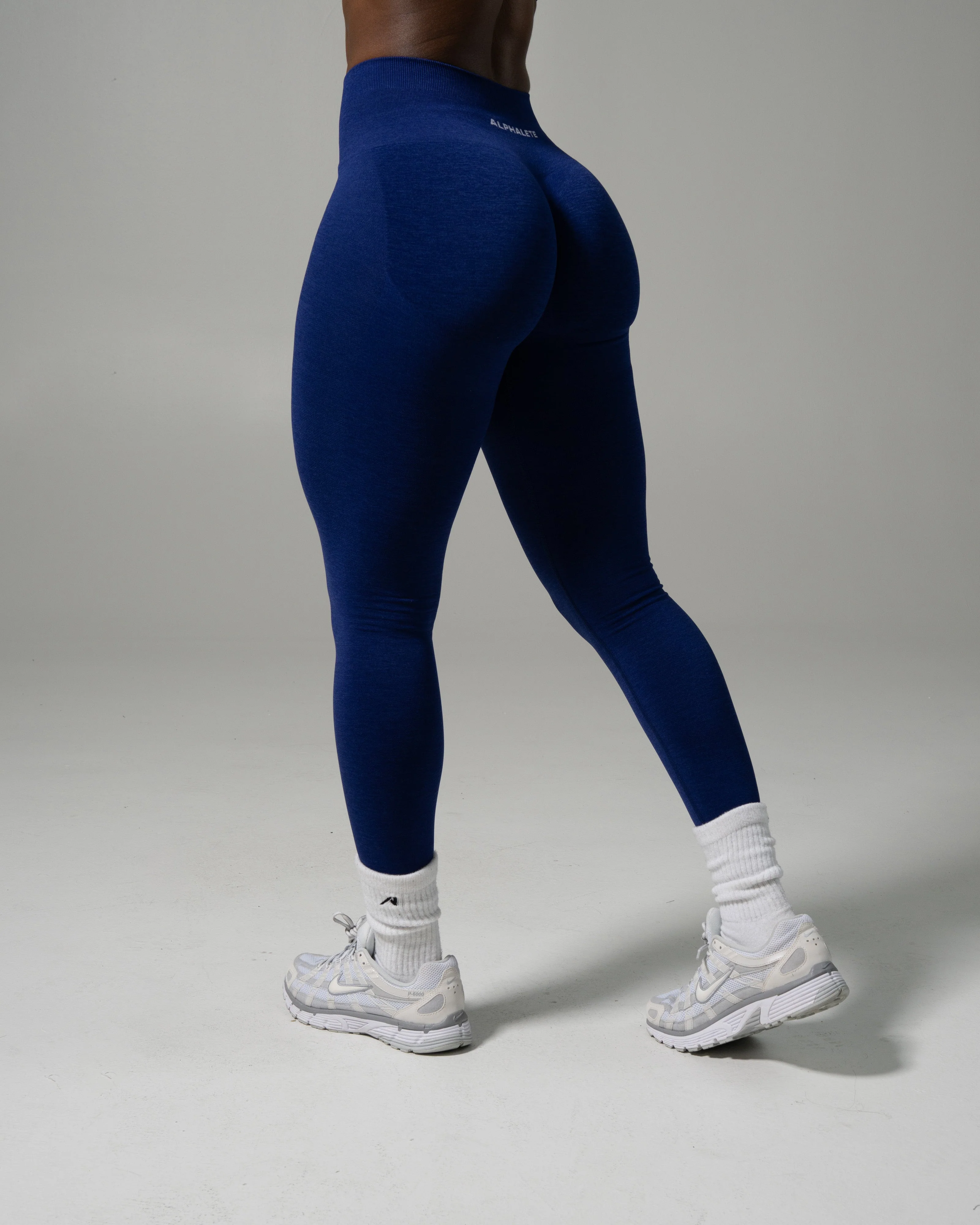 Pump Mid Rise Legging - Indigo