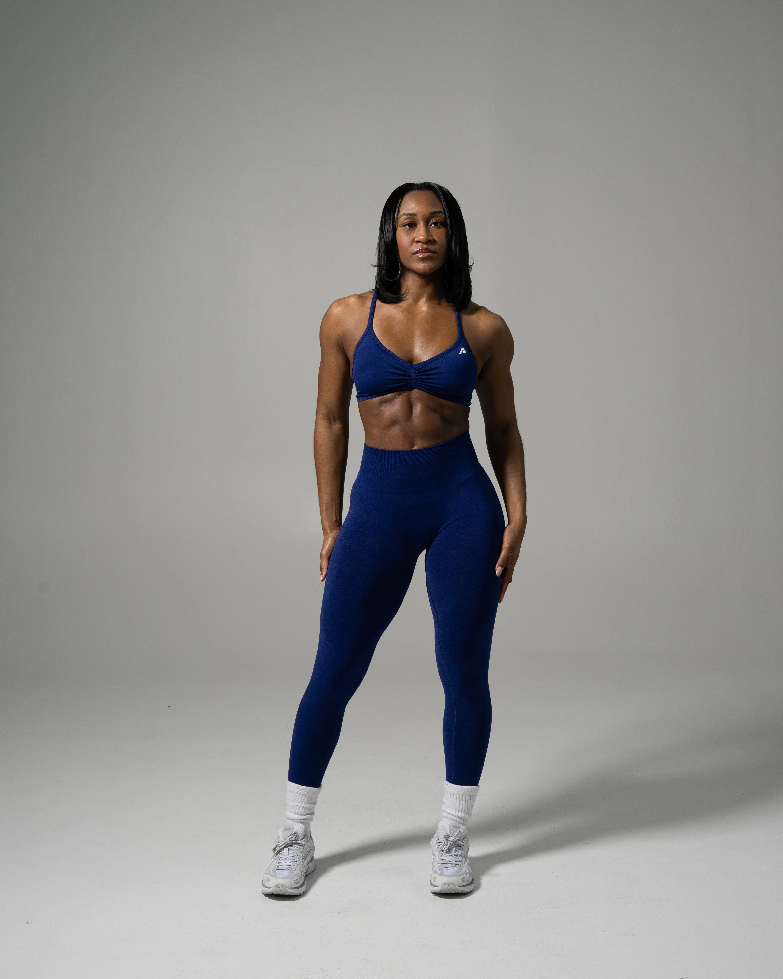 Pump Mid Rise Legging - Indigo - Image 5