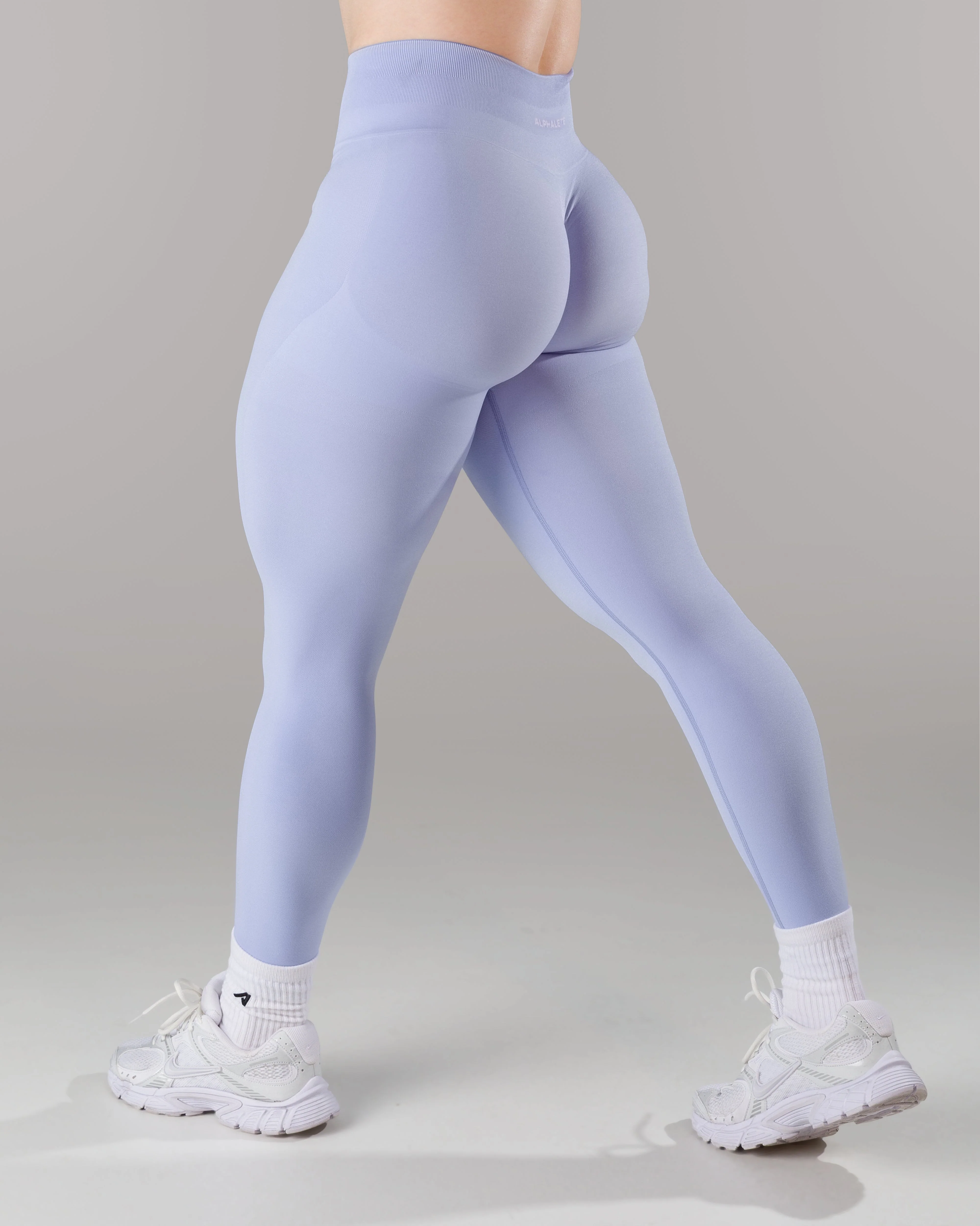 Pump Mid Rise Legging - Skyline w/ Logo - Image 6