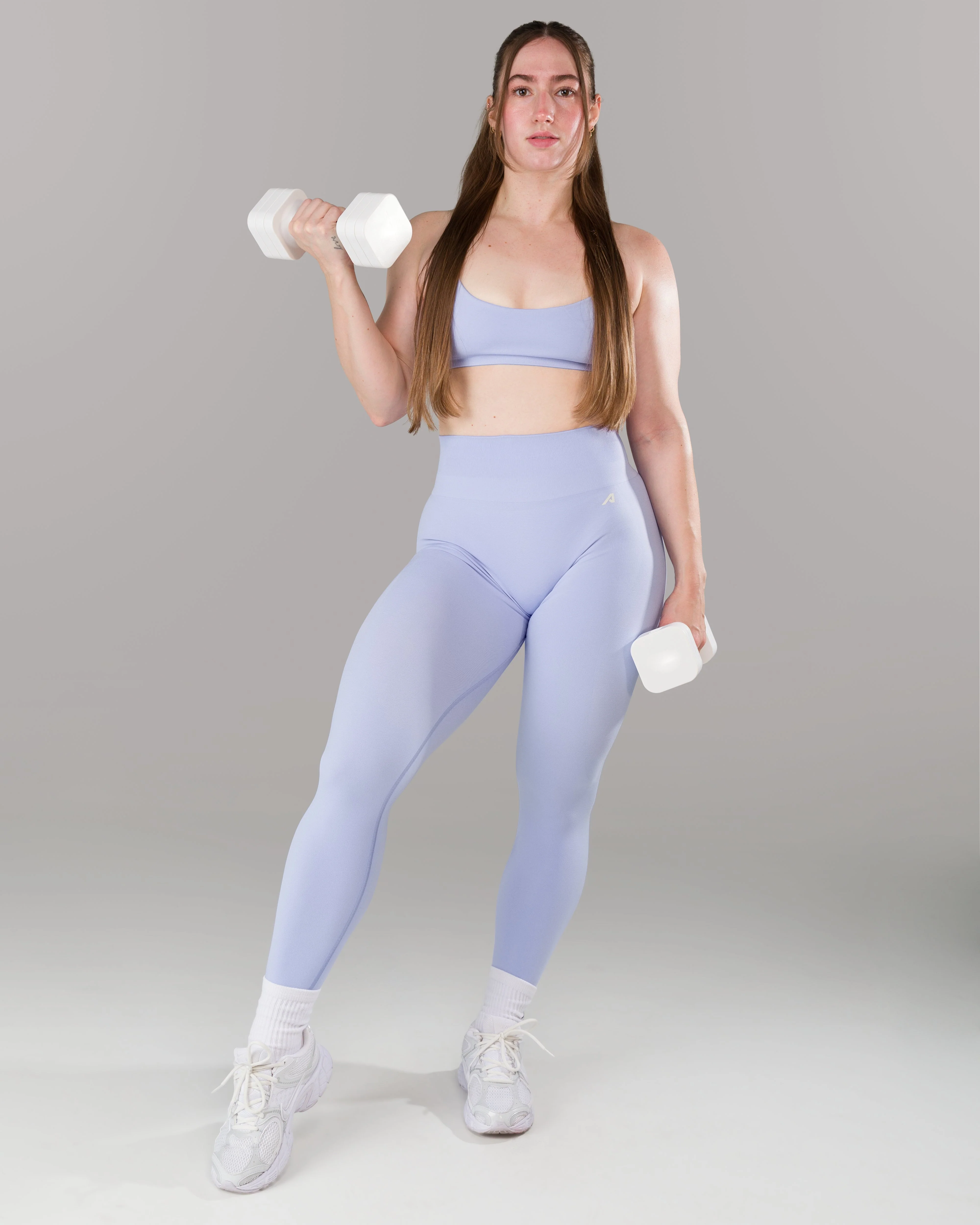 Pump Mid Rise Legging - Skyline w/ Logo - Image 9