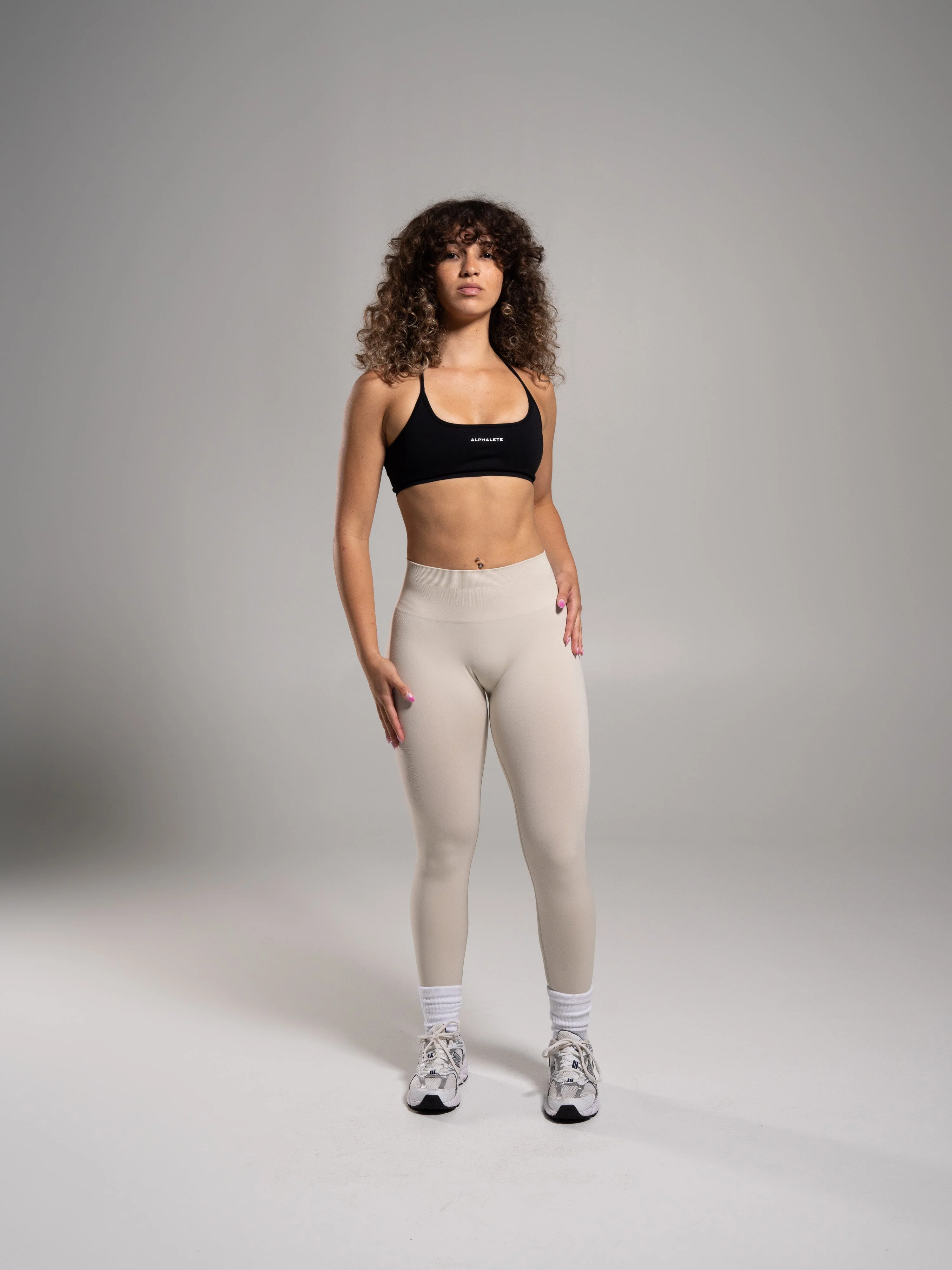 Pump Mid Rise Legging - Wheat - Image 5