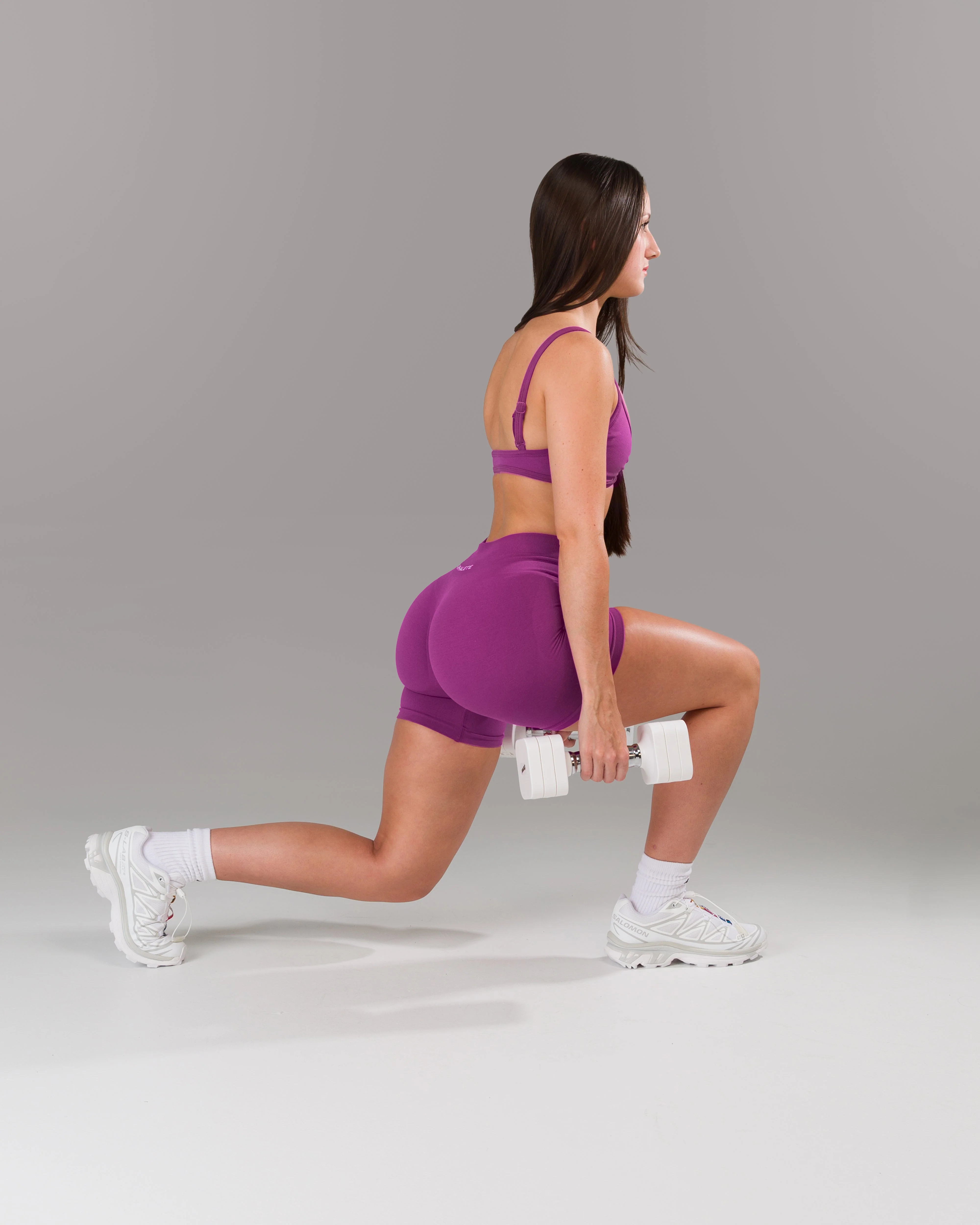 Pump Mid Rise Short - Acai Berry - Image 4