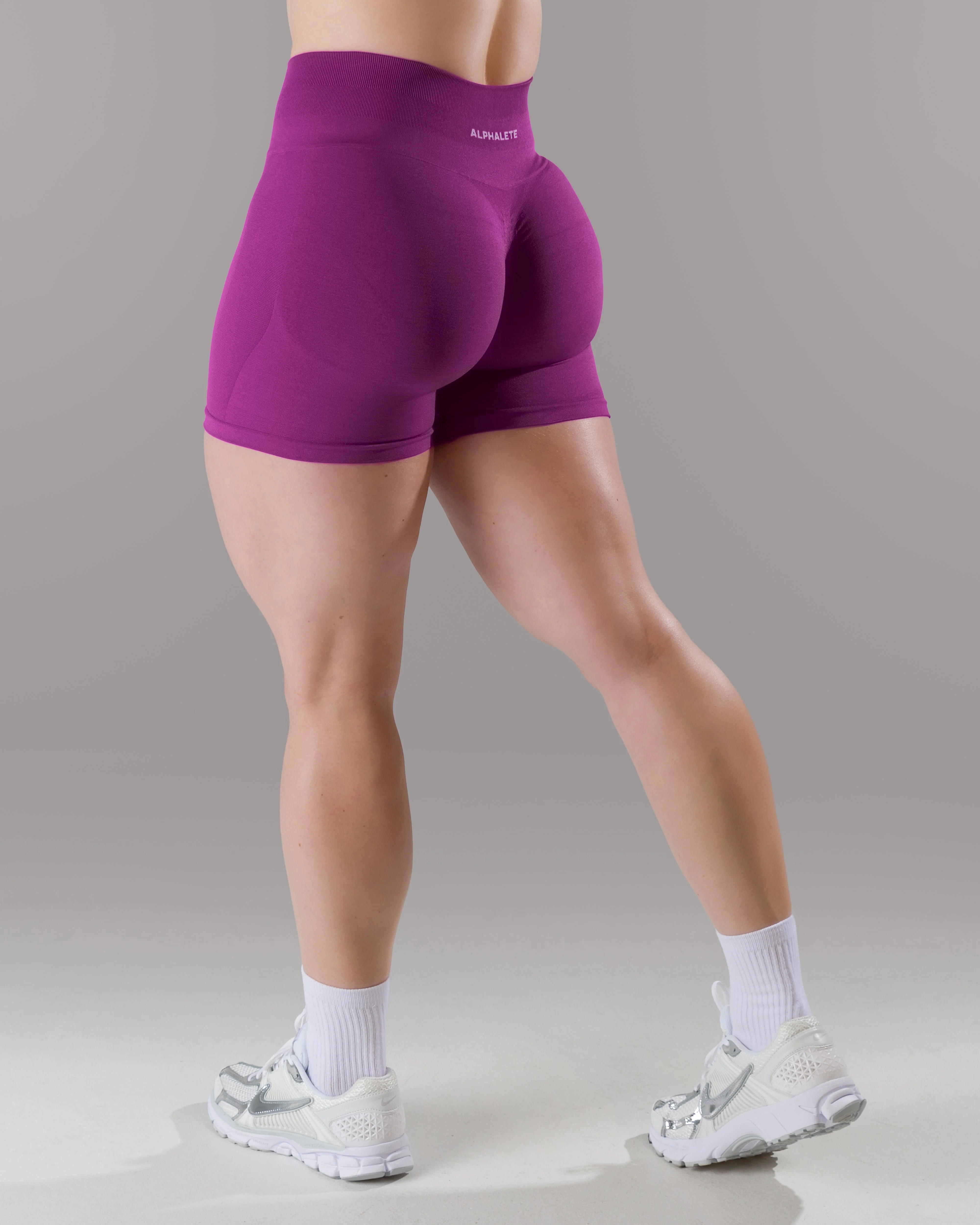 Pump Mid Rise Short - Acai Berry - Image 6