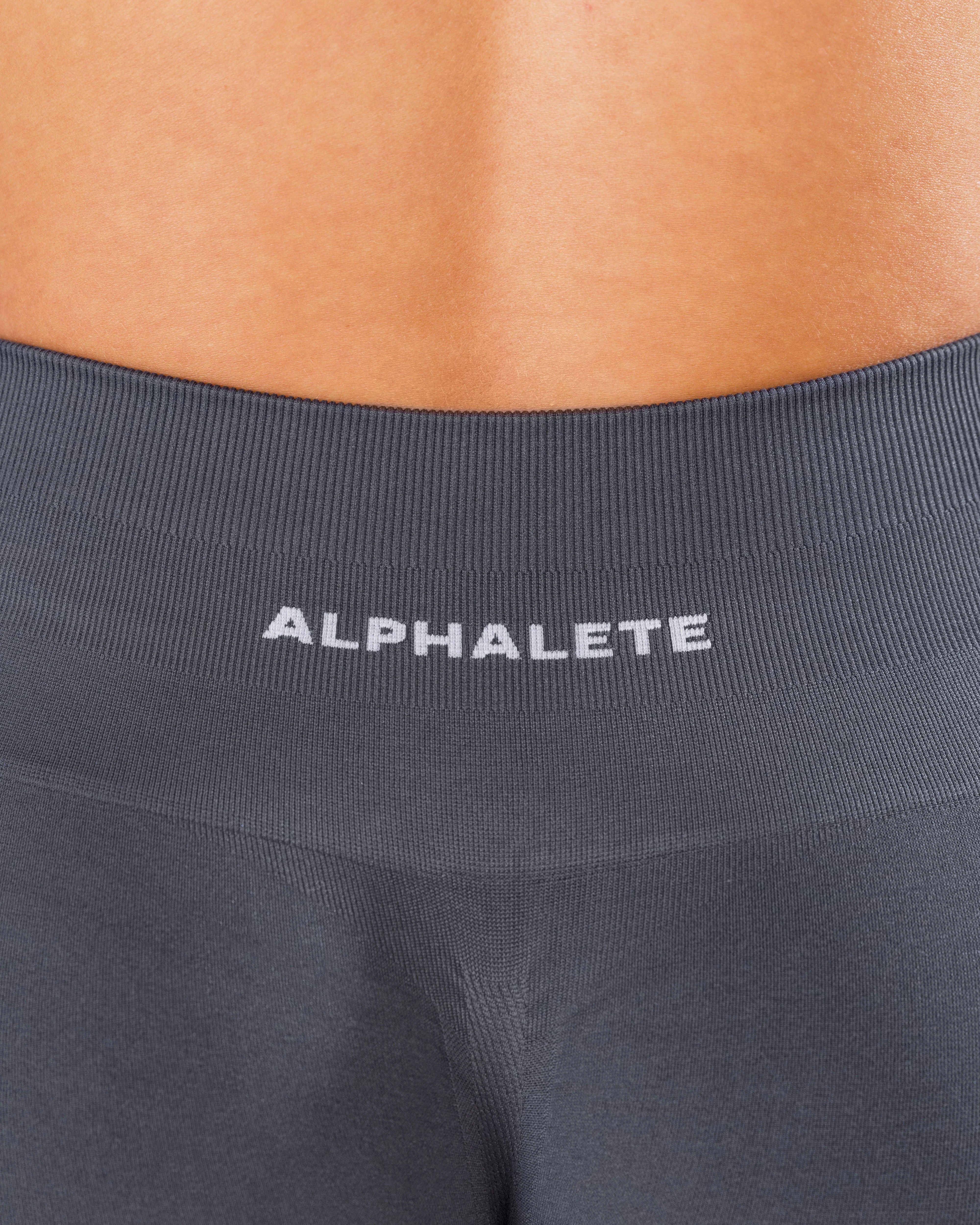Pump Mid Rise Short - Dusty Navy w/ Logo - Image 10
