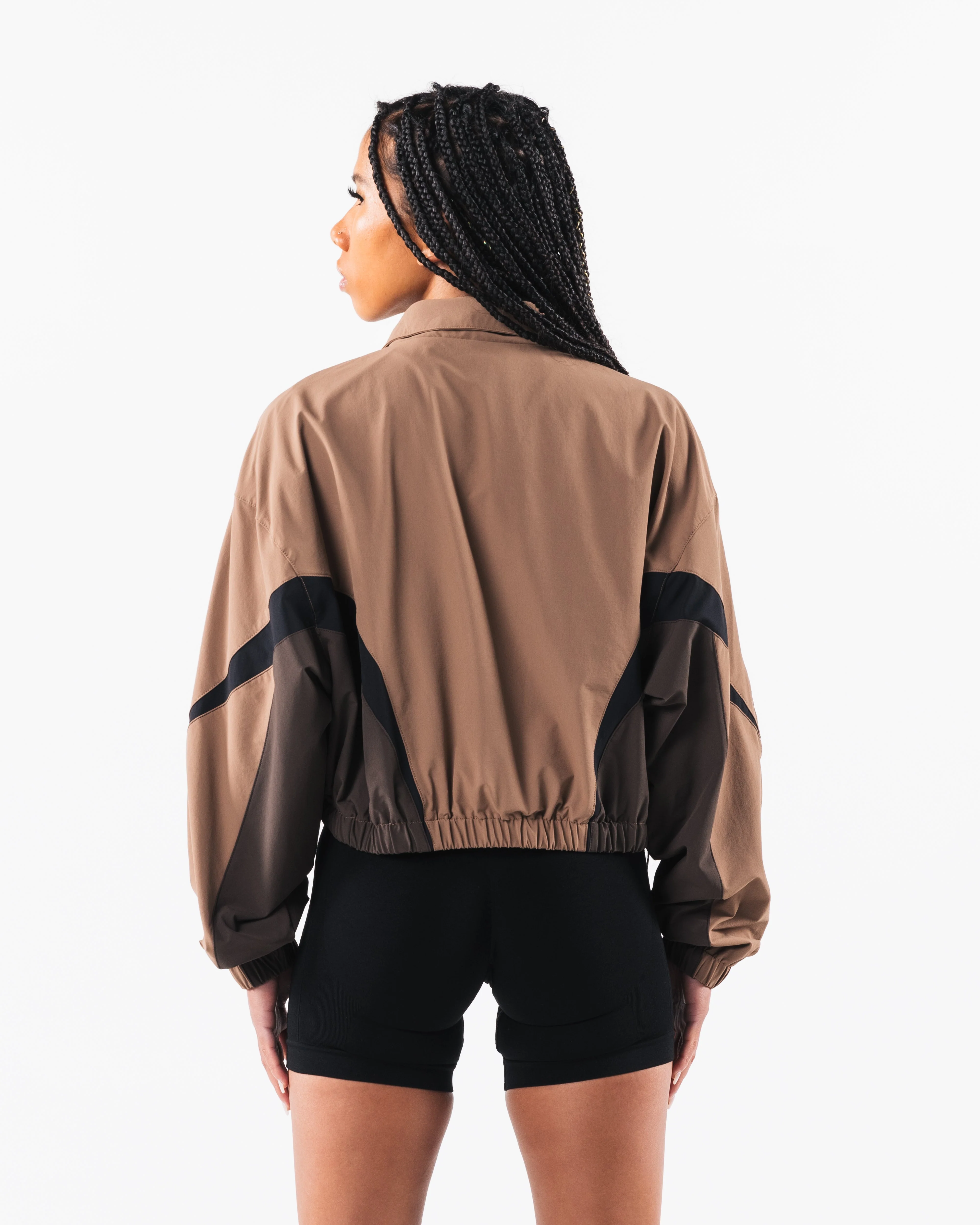 Retro Crop Jacket - Oak / Cashmere - Image 4
