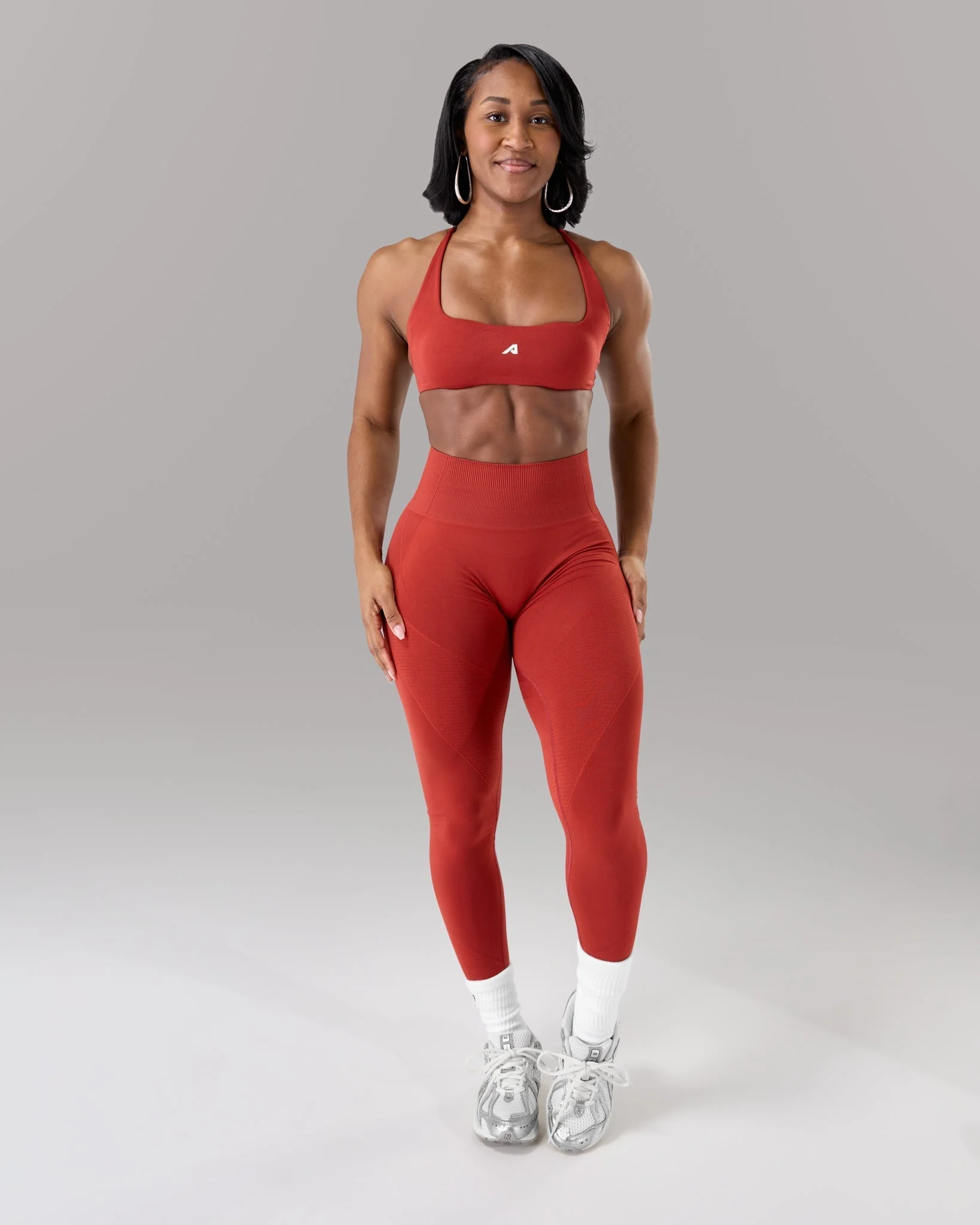 Revive High Rise Legging - Brick - Image 4