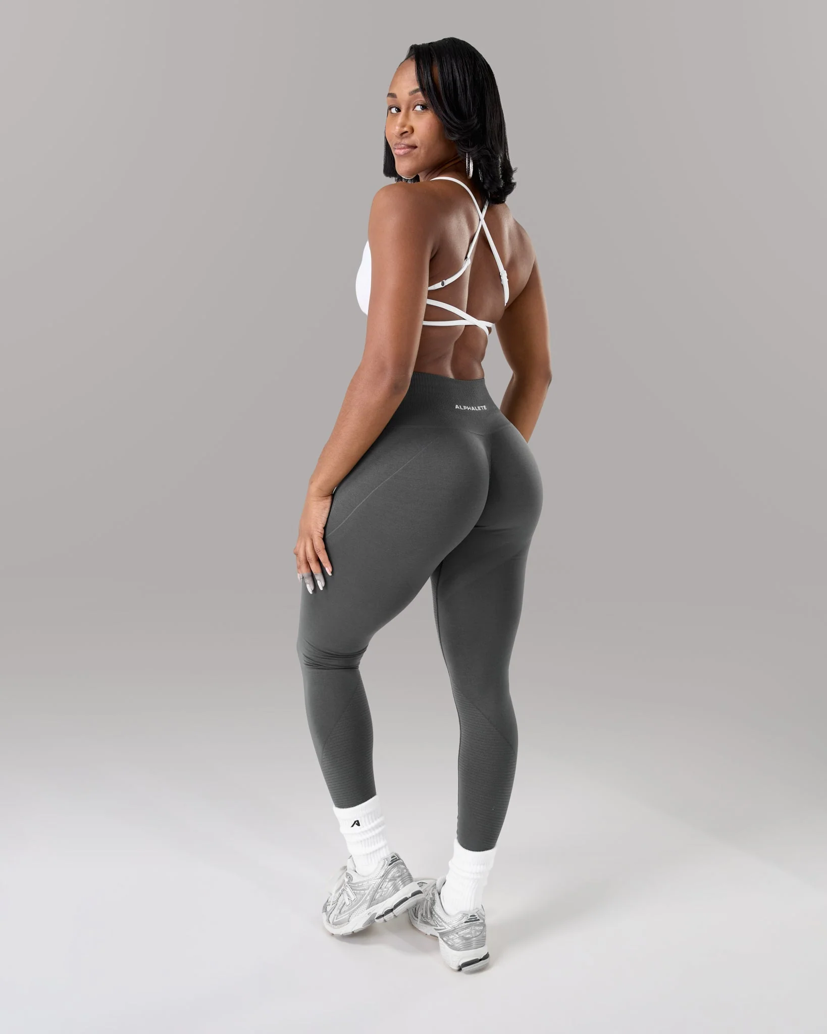 Revive High Rise Legging - Graphite - Image 4
