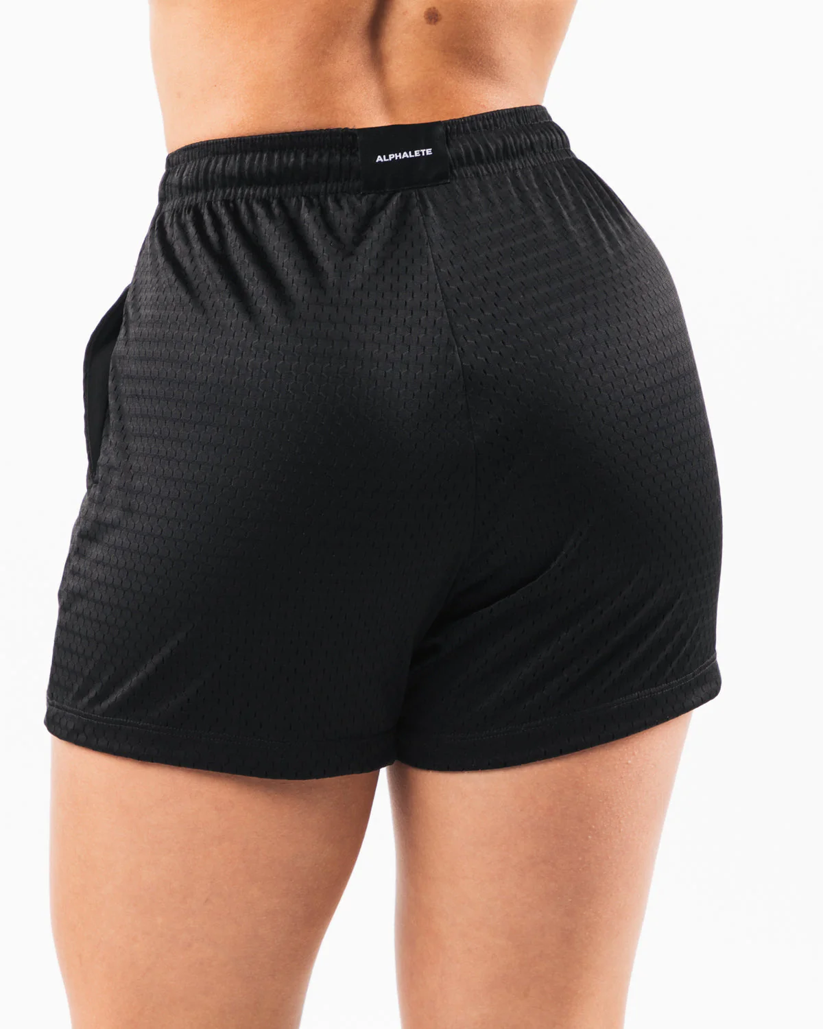Signature Mesh Short 4" - Black - Image 4