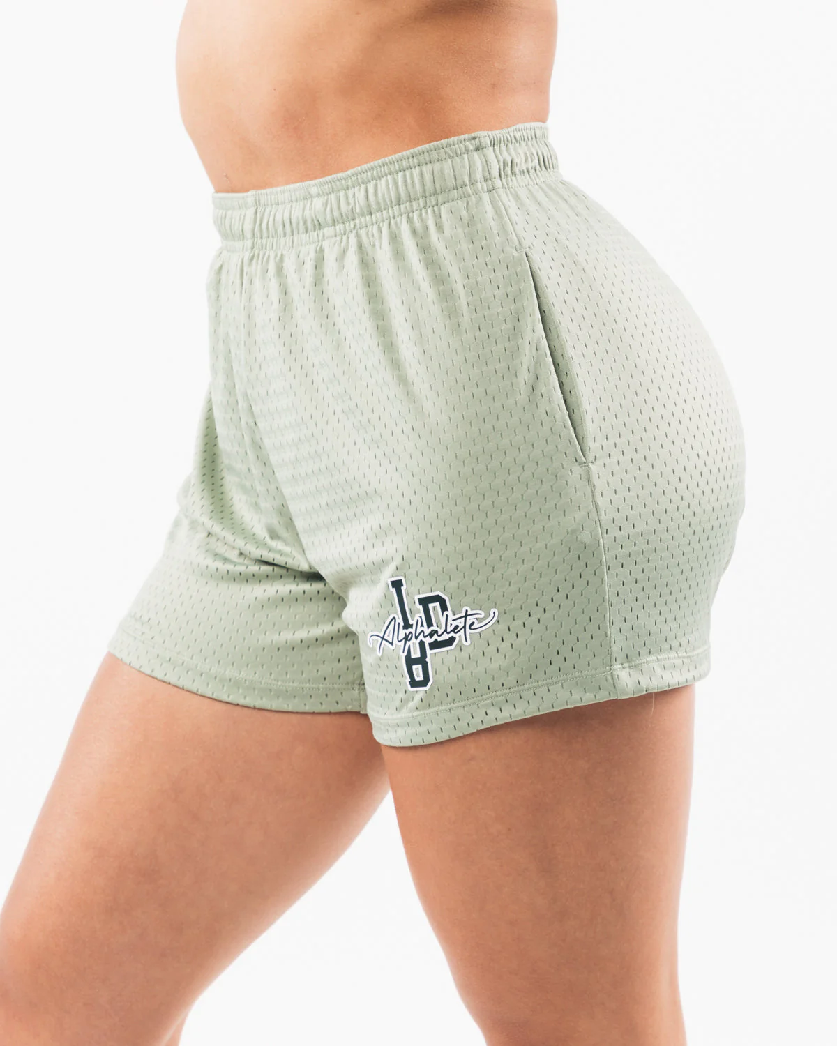 Signature Mesh Short 4" - Sage - Image 3
