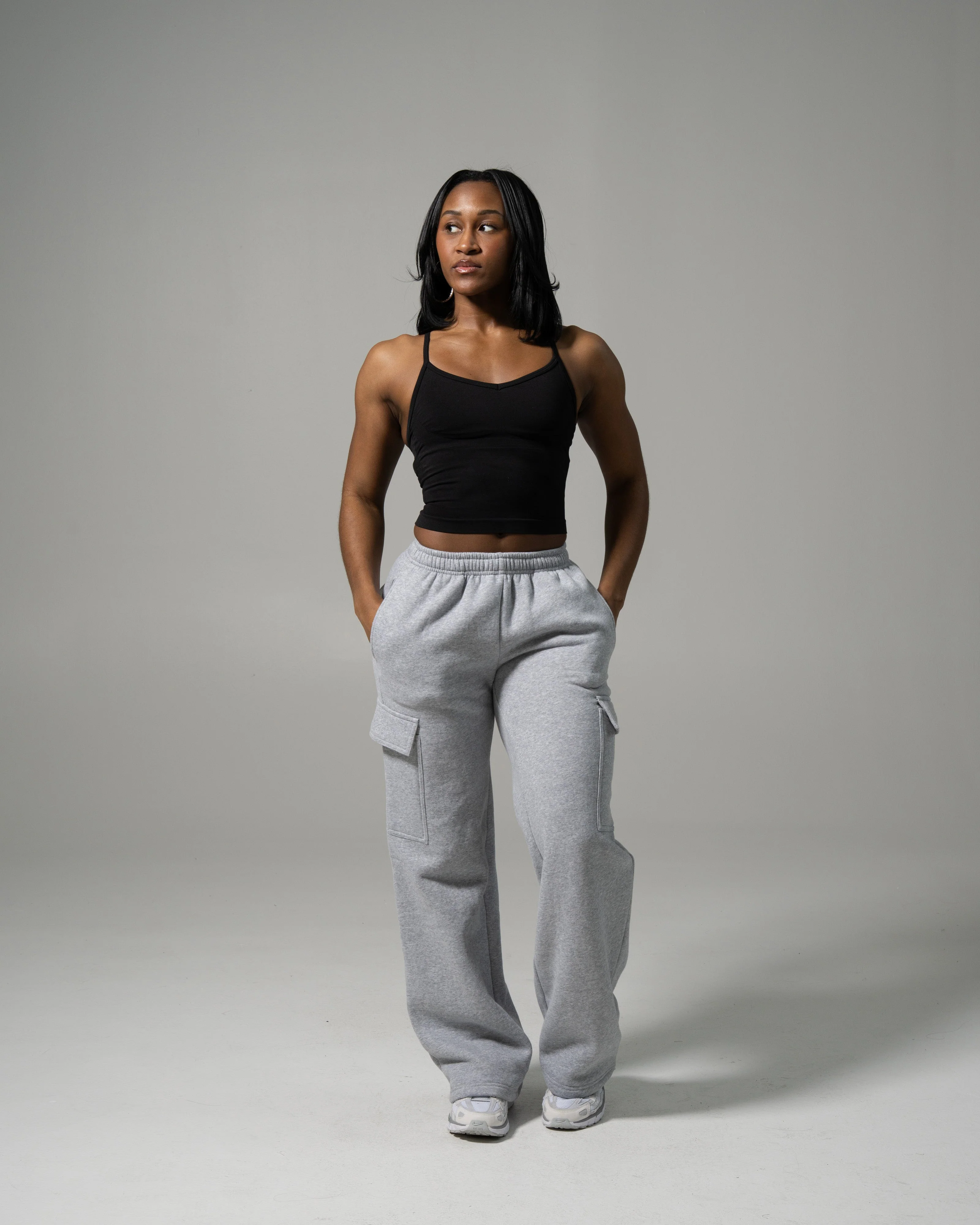 Staple Cargo Pant - Heather Grey - Image 8