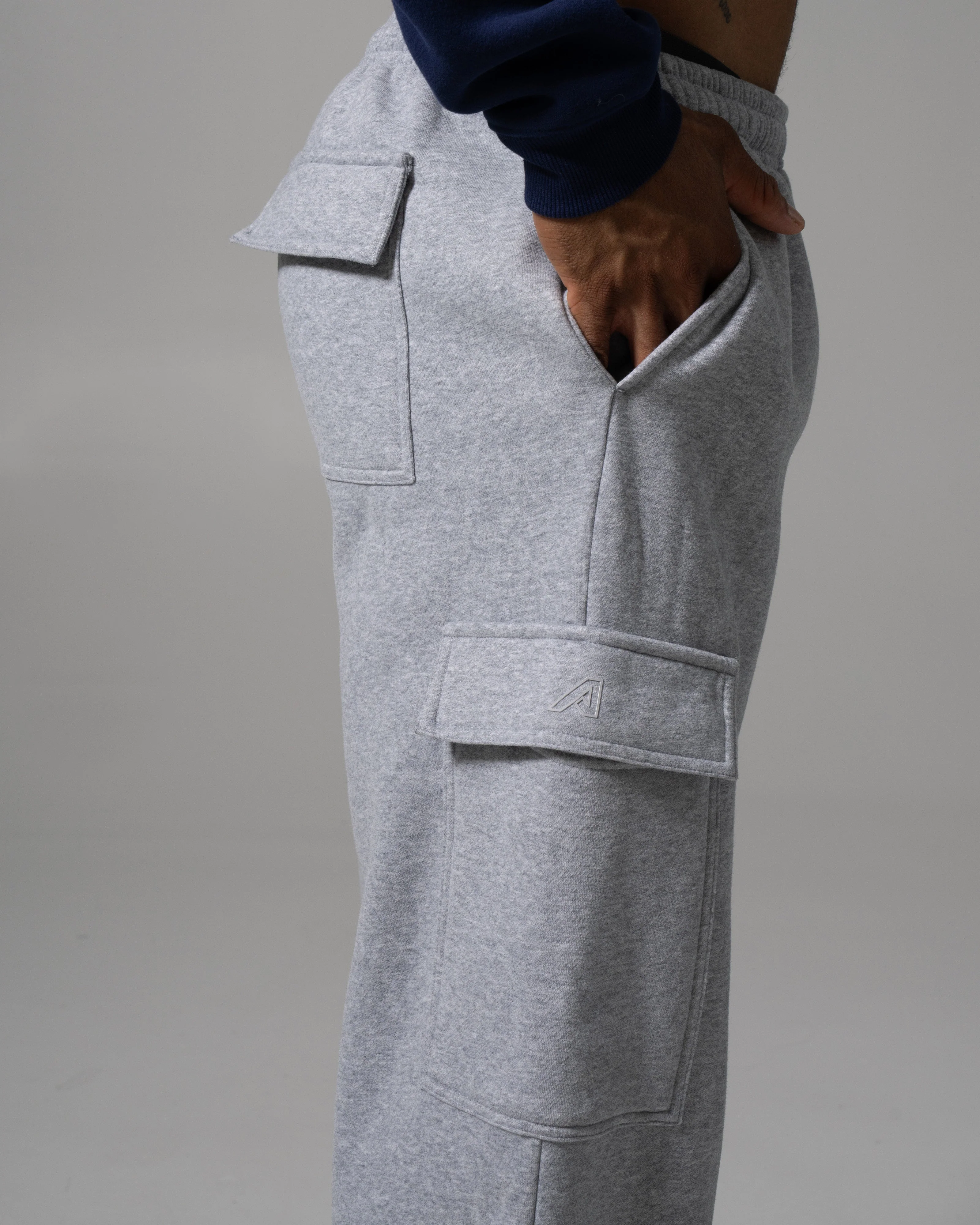 Staple Cargo Pant - Heather Grey - Image 9