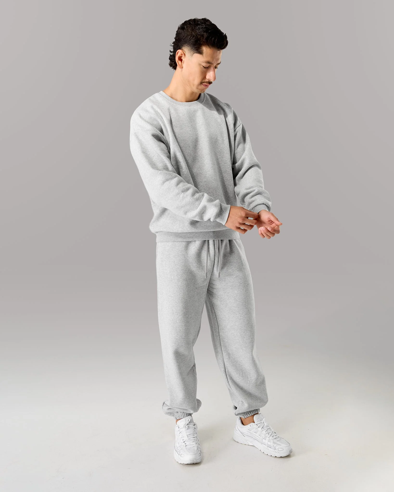 Staple Crewneck - Heather Grey - Image 2