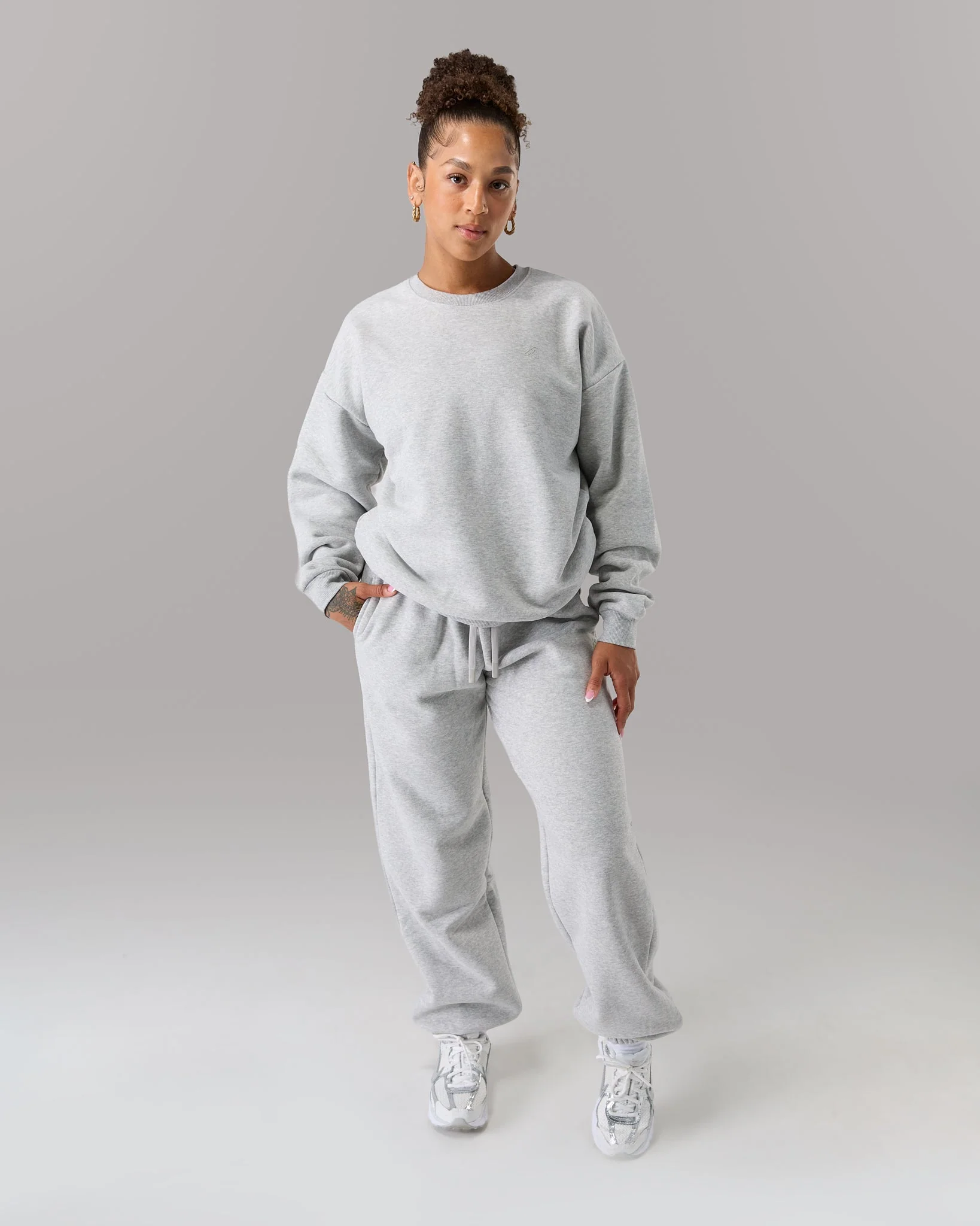 Staple Crewneck - Heather Grey - Image 7