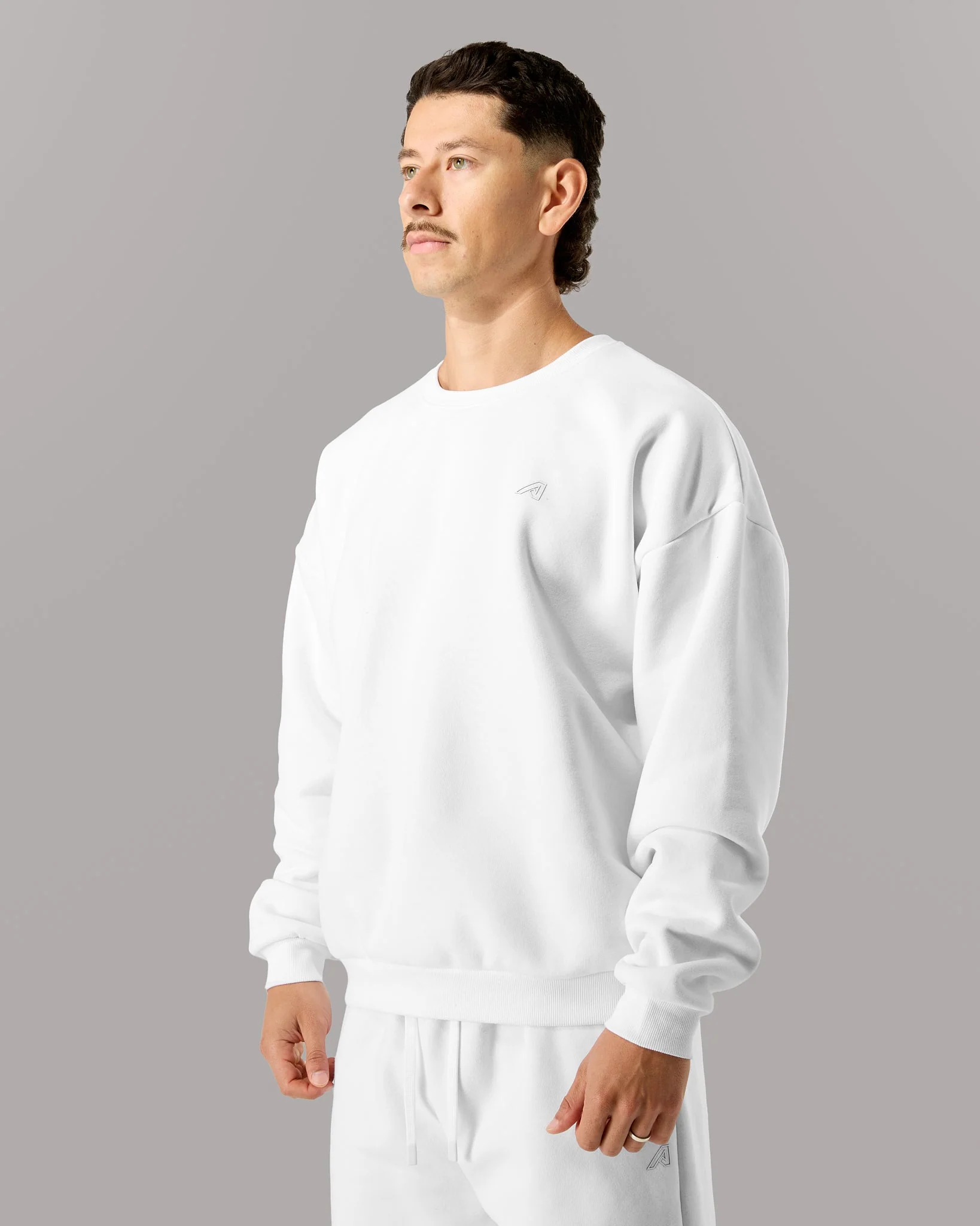 Staple Crewneck - White - Image 3