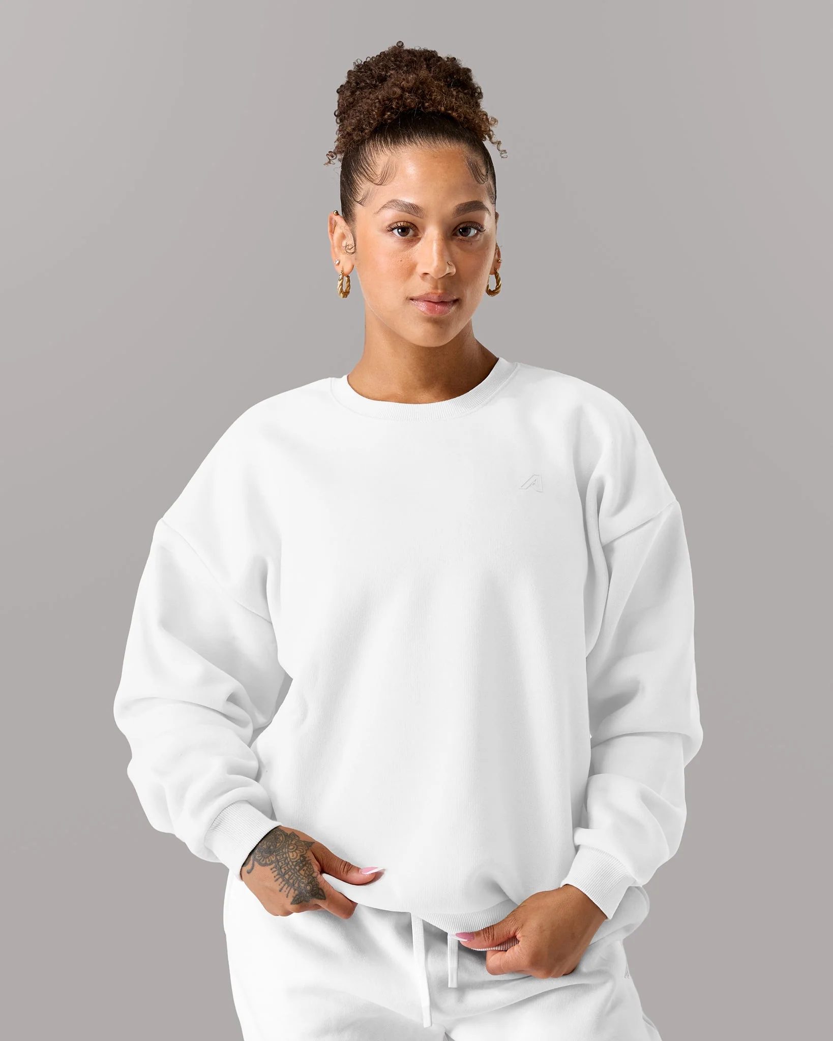 Staple Crewneck - White - Image 6