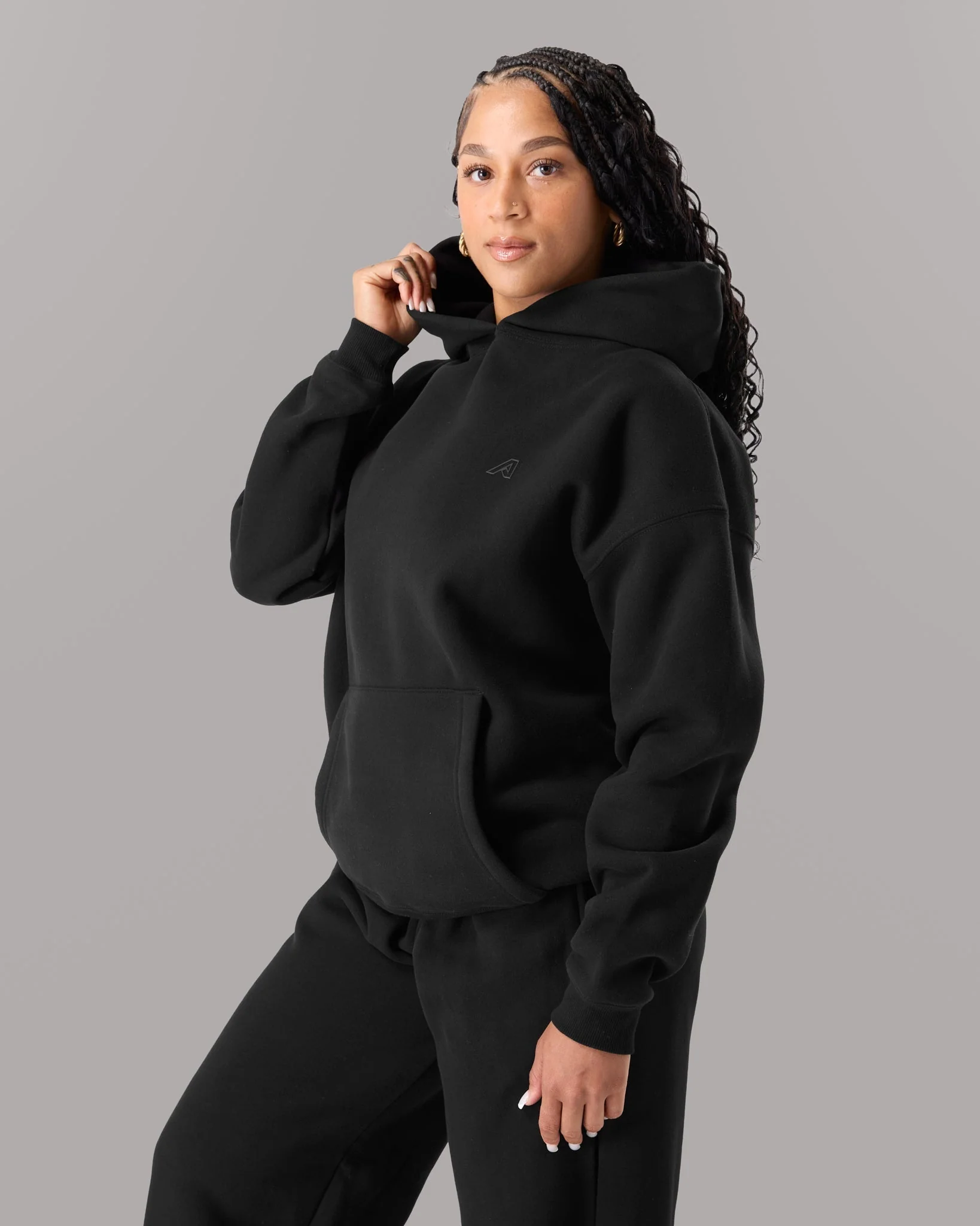 Staple Hoodie - Black - Image 3